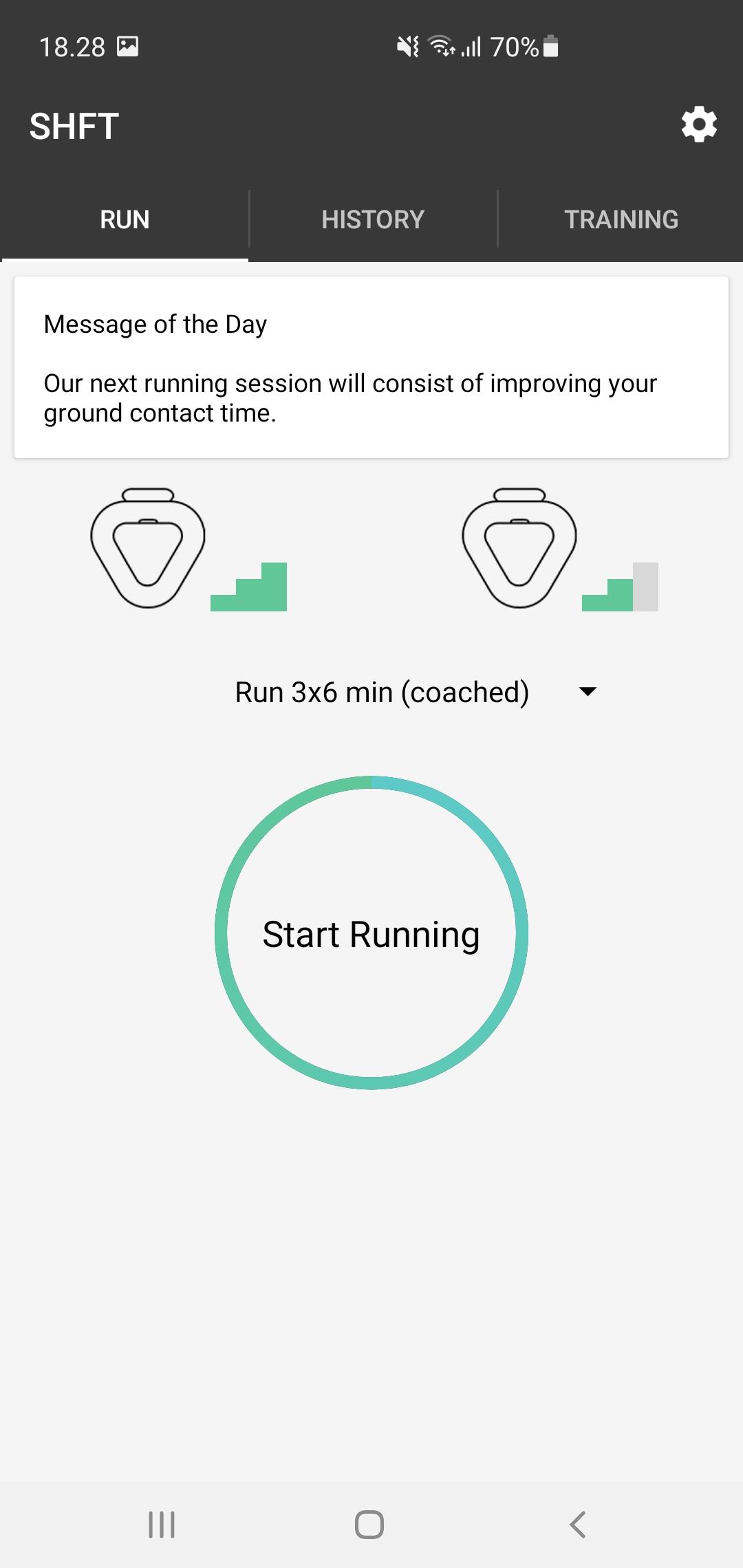 SHFT.run - personal coach 1.32.0 Screenshot 1