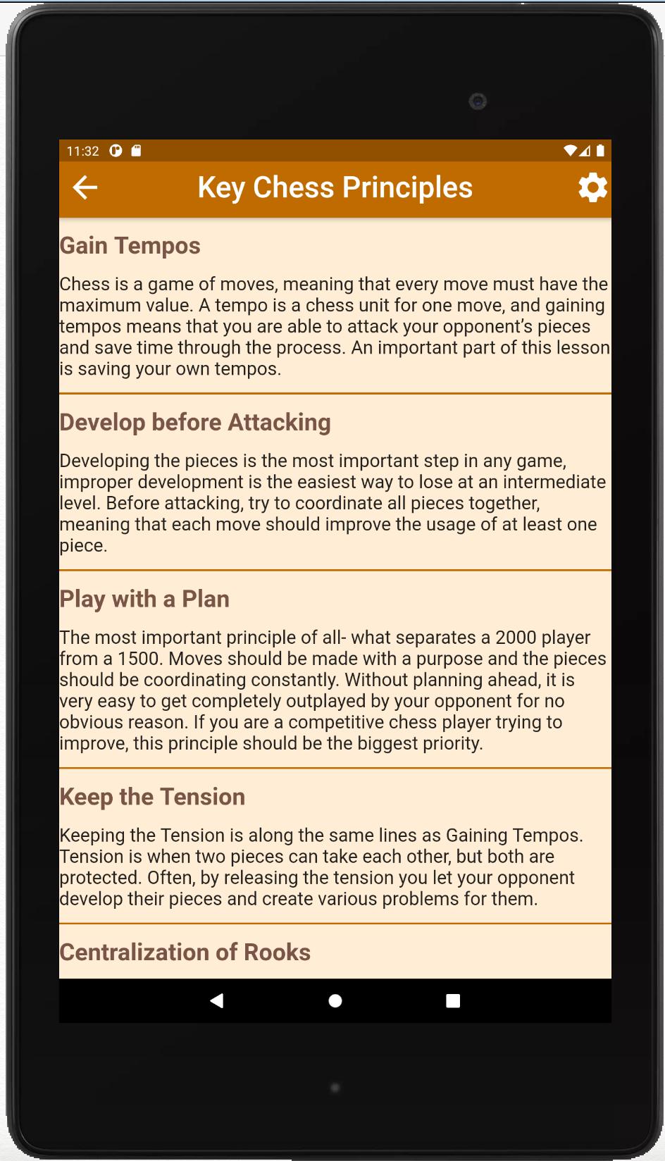 Chess Prof Learn by Principle 1.0.0 Screenshot 13