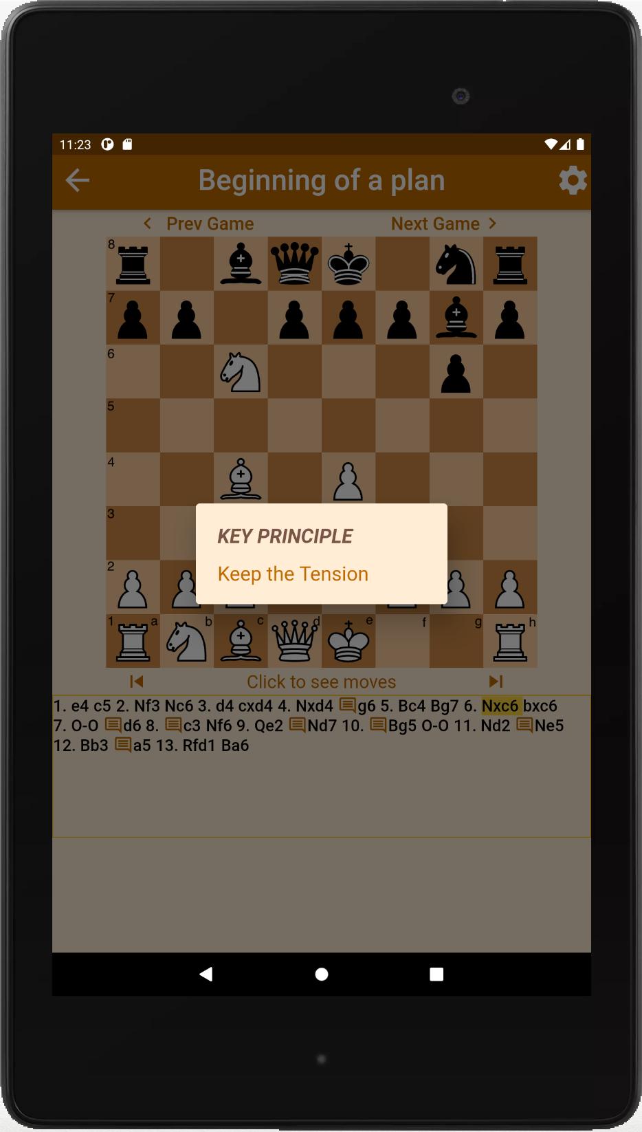 Chess Prof Learn by Principle 1.0.0 Screenshot 14