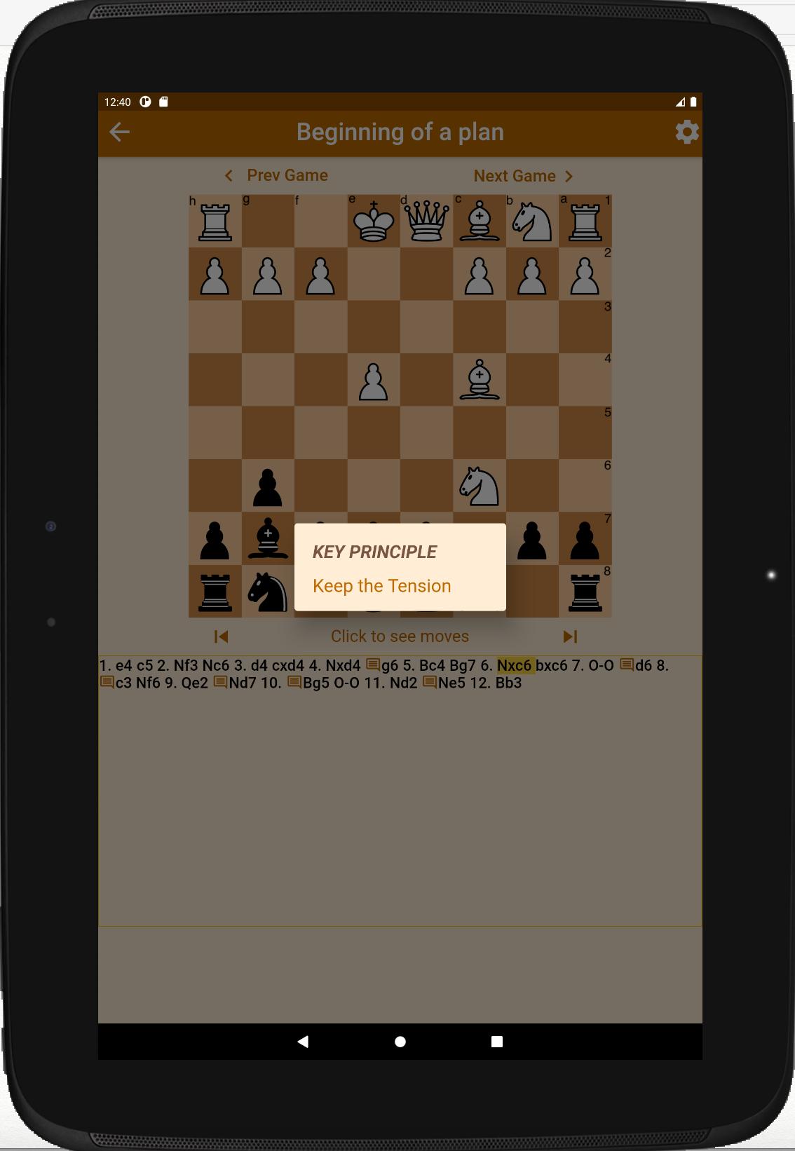 Chess Prof Learn by Principle 1.0.0 Screenshot 7