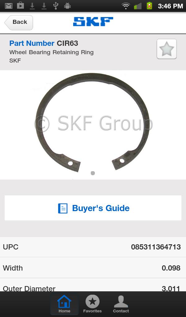 SKF Parts Info 1.8.0 Screenshot 3