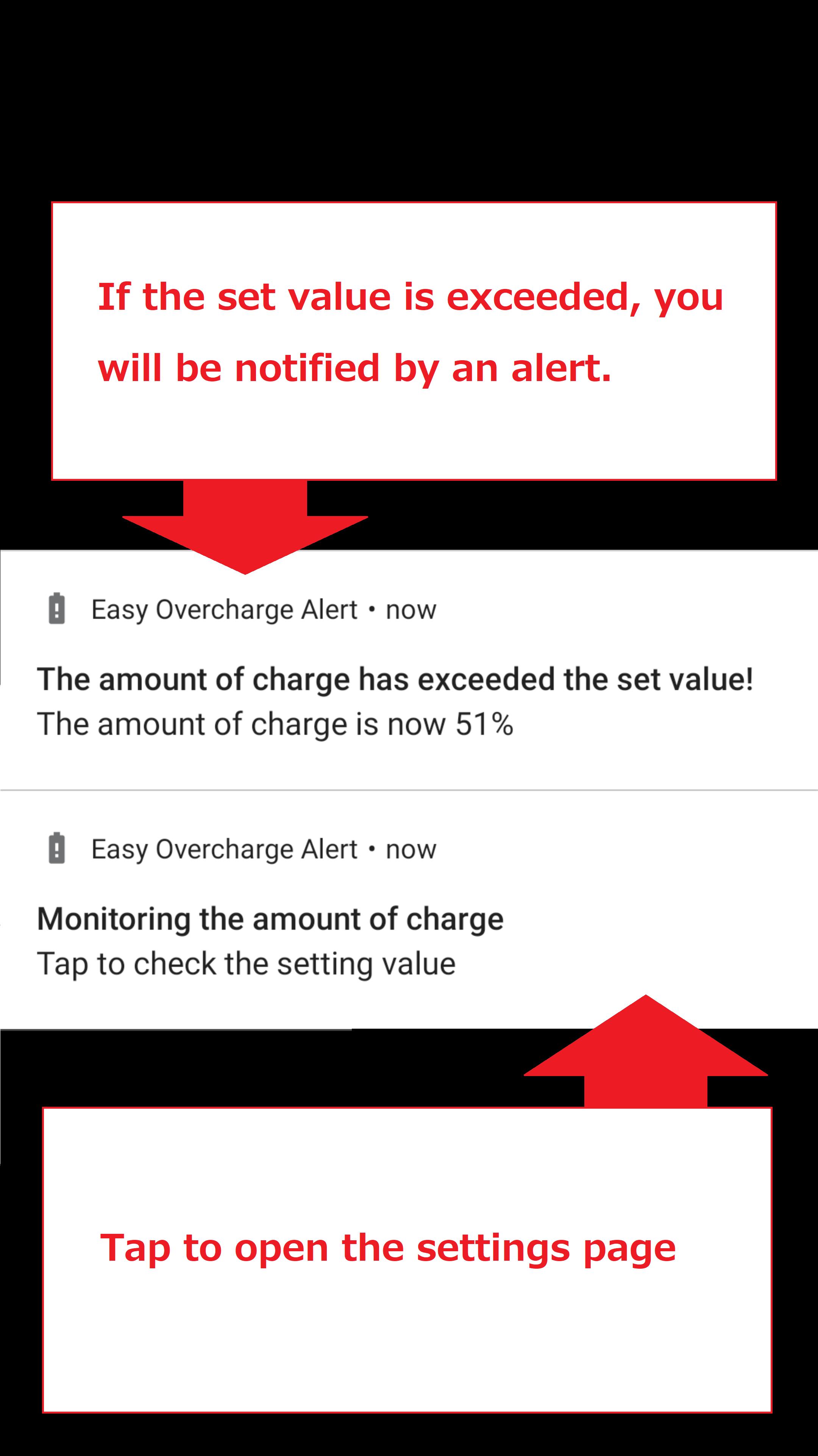 Easy overcharge alert 1.23 Screenshot 2