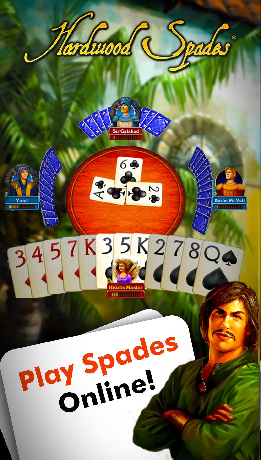 Hardwood Spades Free 2.0.440.0 Screenshot 1
