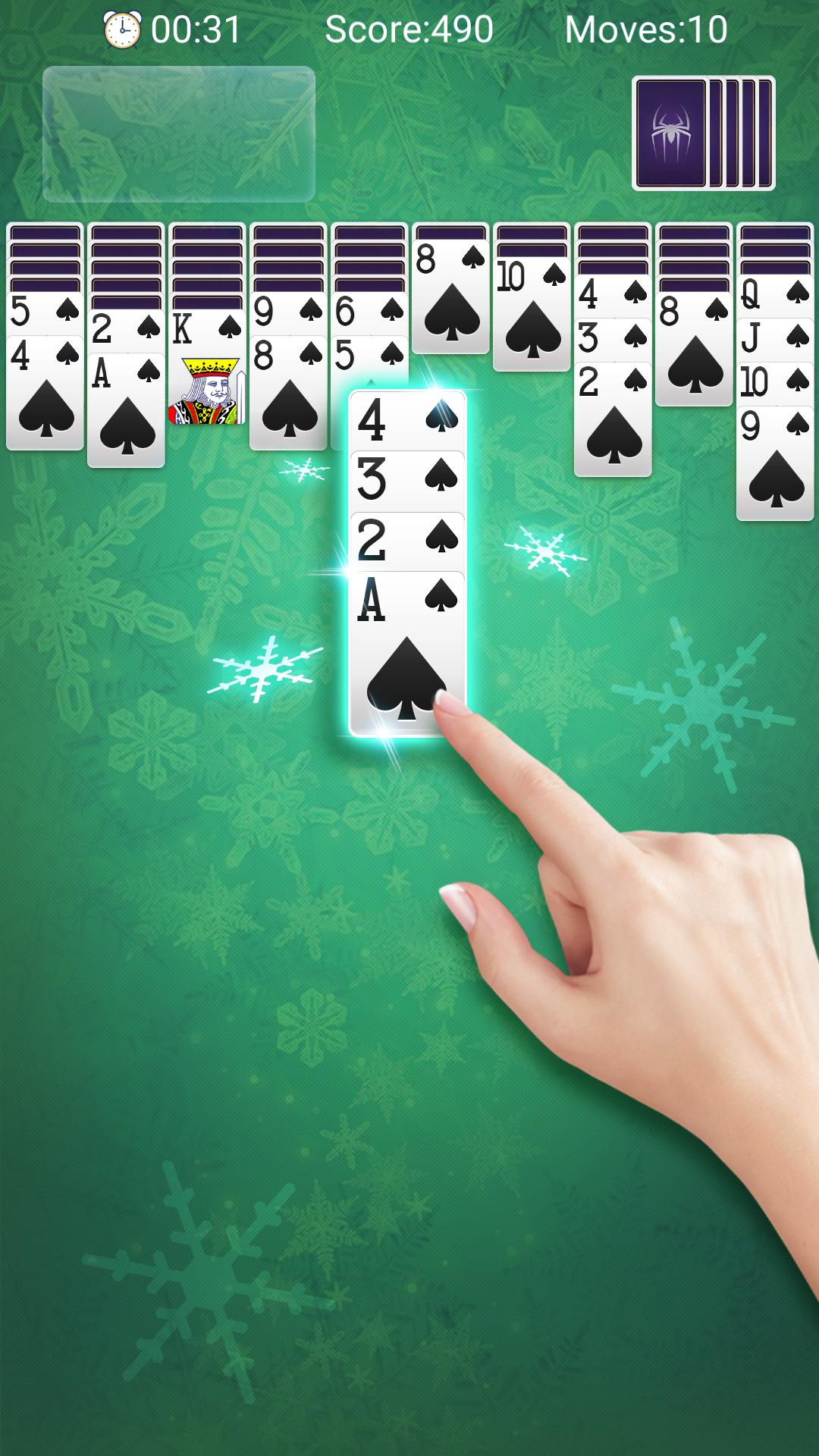 Classic Spider Solitaire-Free Solitaire Card Games 1.8.1 Screenshot 1