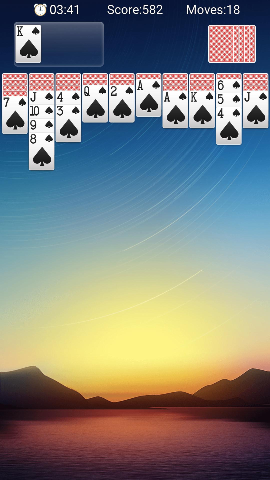 Classic Spider Solitaire-Free Solitaire Card Games 1.8.1 Screenshot 2