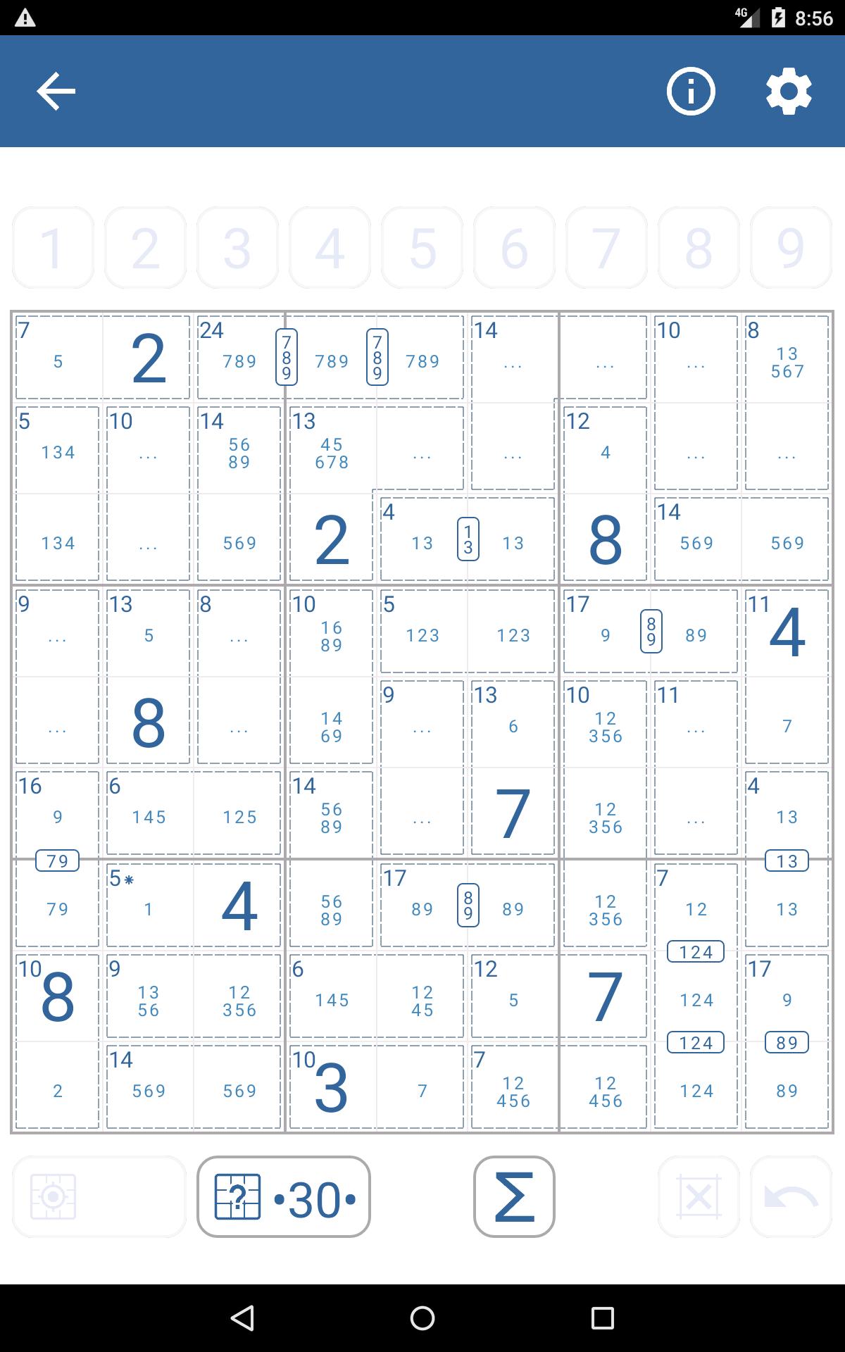 Sudoku Sums Killer Sudoku 1.4.0 Screenshot 11