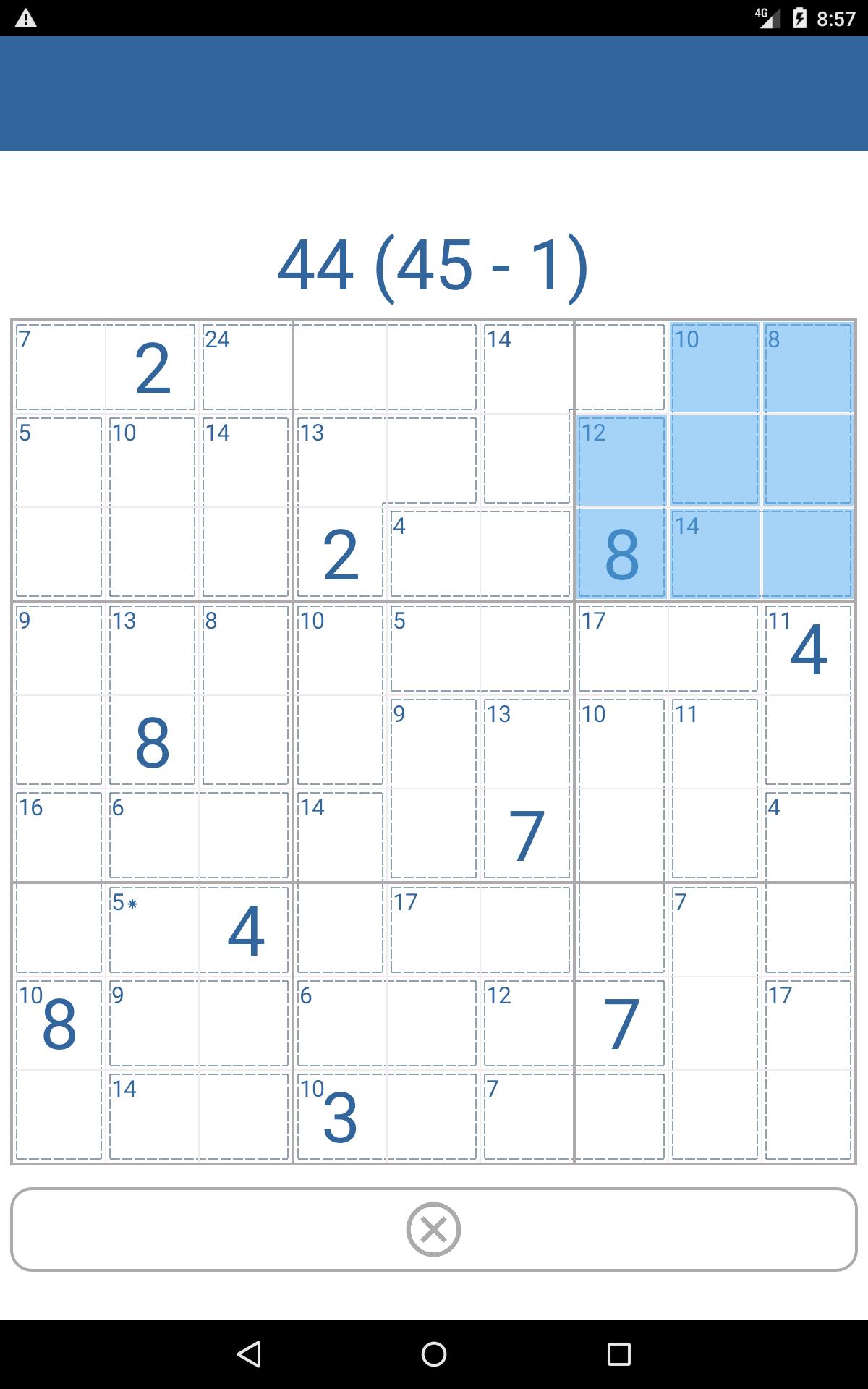 Sudoku Sums Killer Sudoku 1.4.0 Screenshot 13