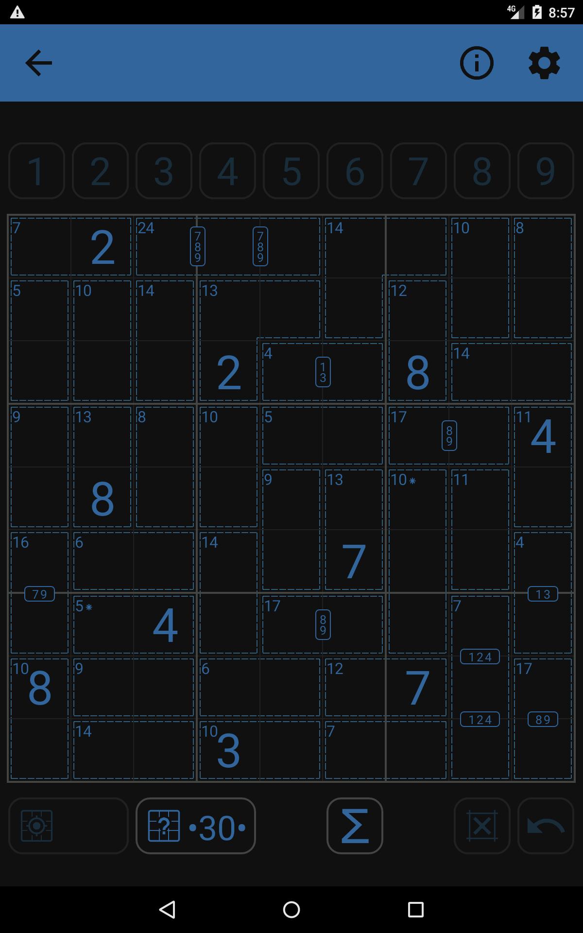 Sudoku Sums Killer Sudoku 1.4.0 Screenshot 15