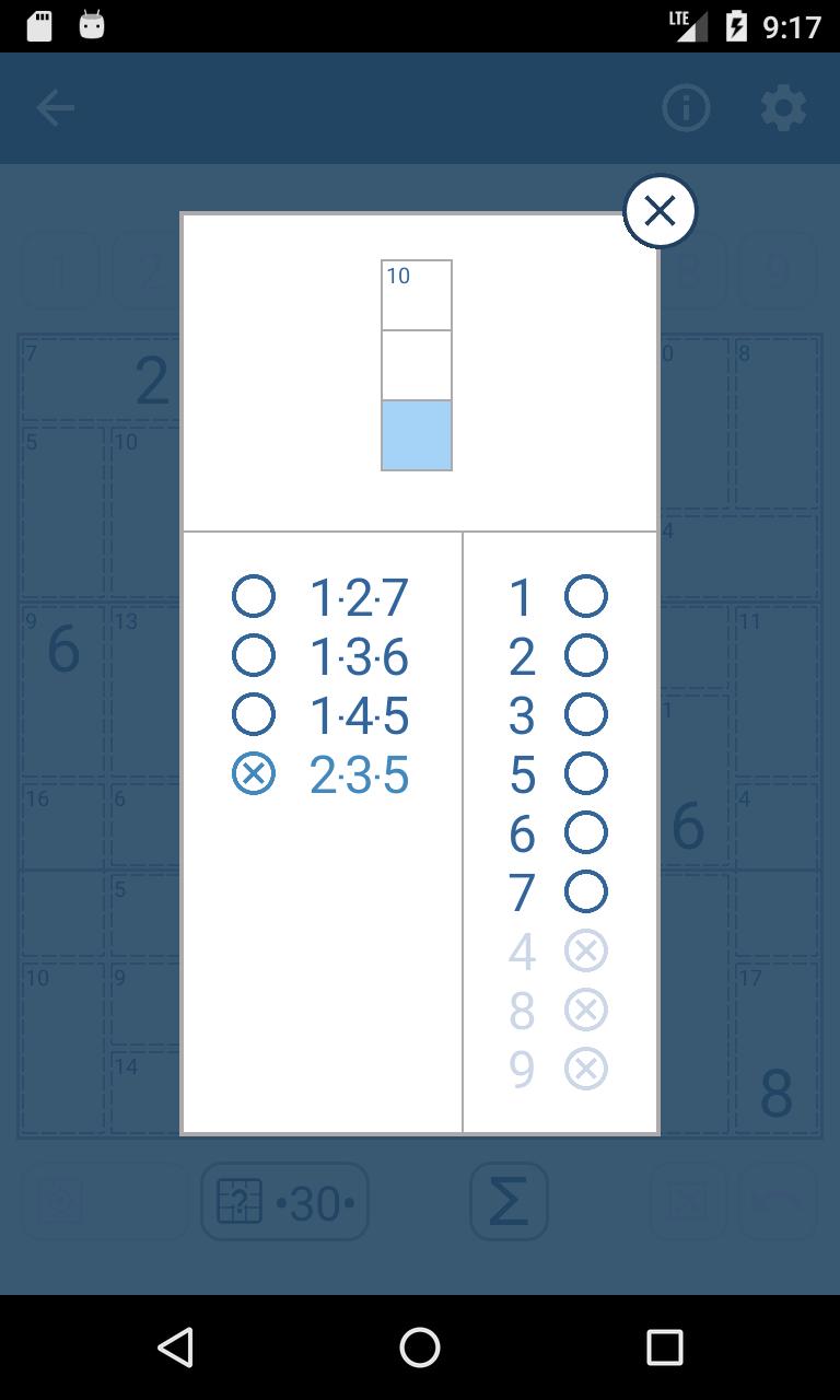 Sudoku Sums Killer Sudoku 1.4.0 Screenshot 2