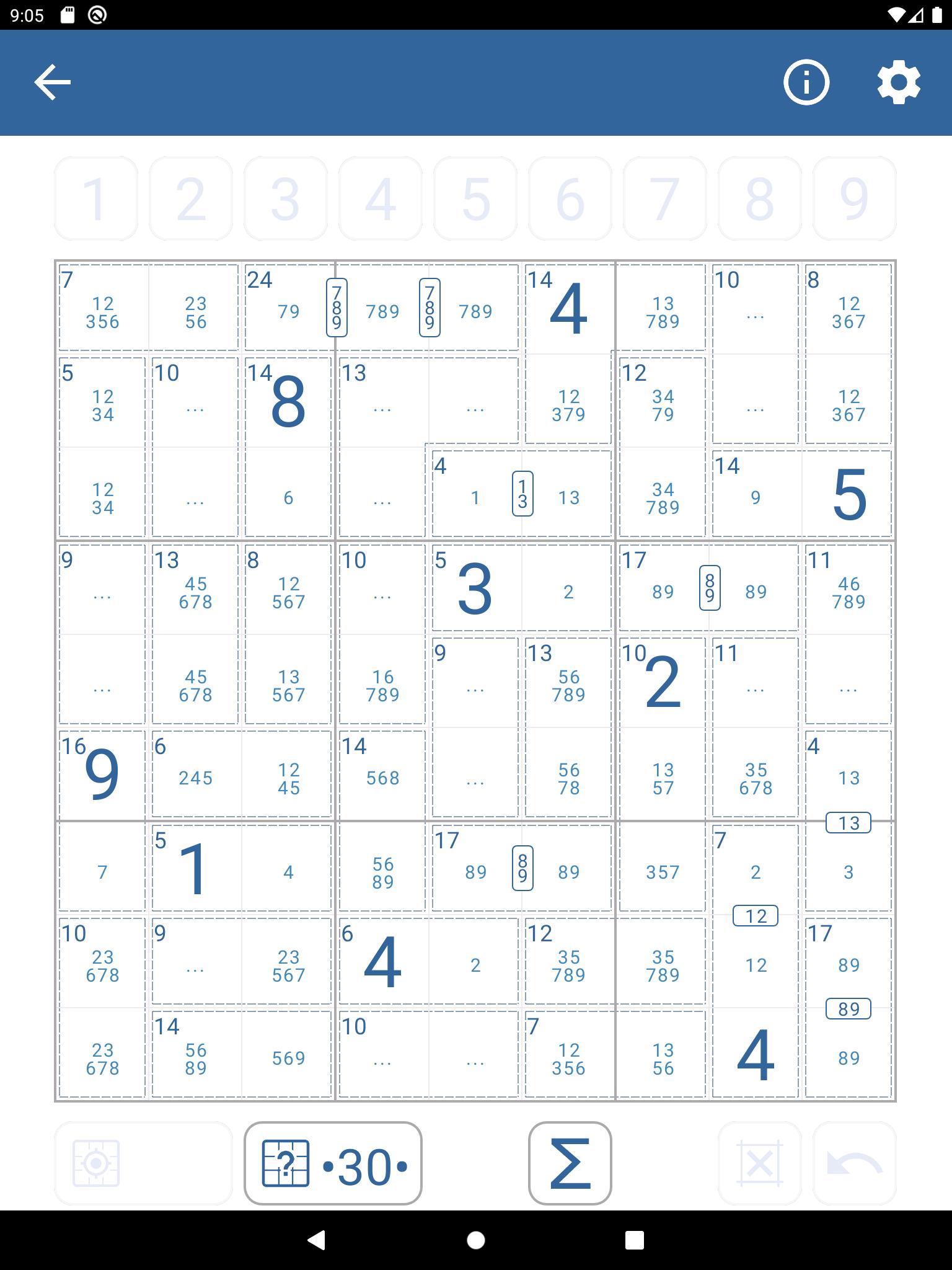 Sudoku Sums Killer Sudoku 1.4.0 Screenshot 6