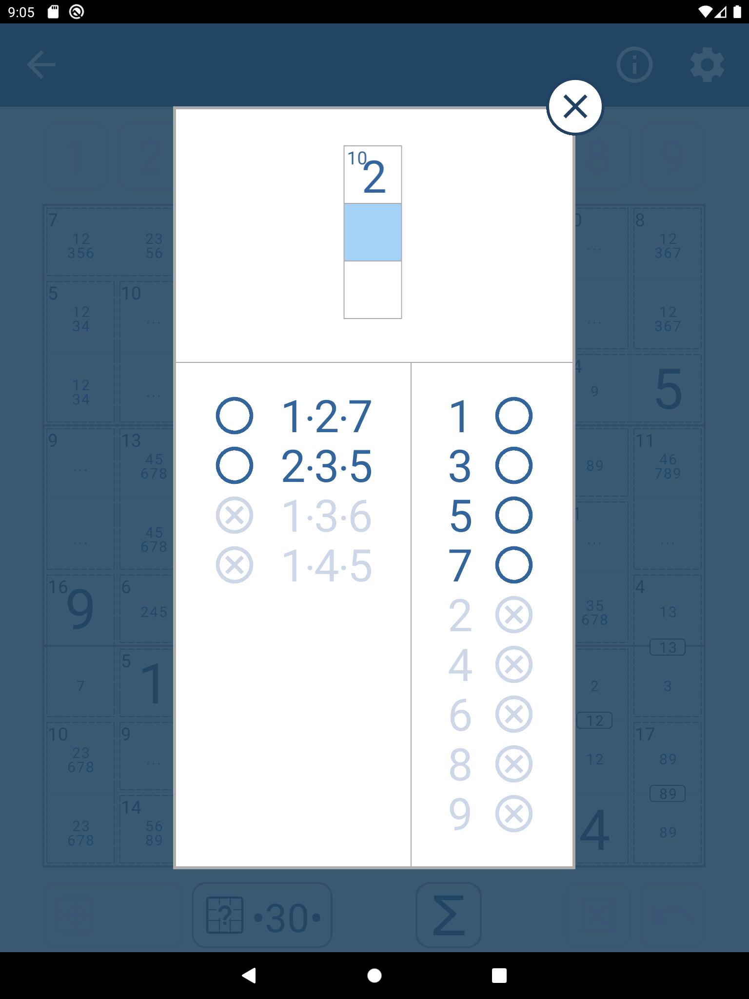 Sudoku Sums Killer Sudoku 1.4.0 Screenshot 7