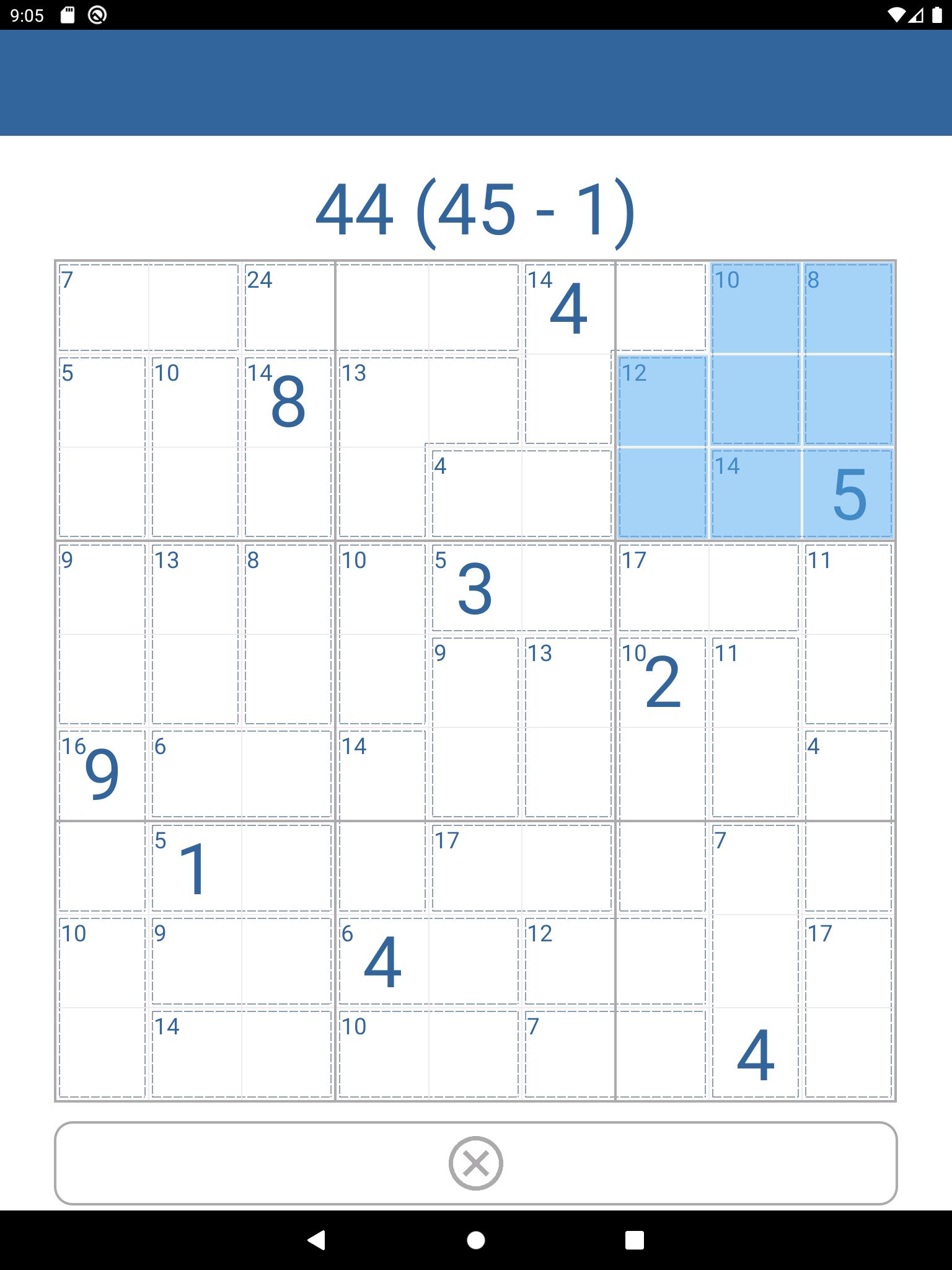 Sudoku Sums Killer Sudoku 1.4.0 Screenshot 8