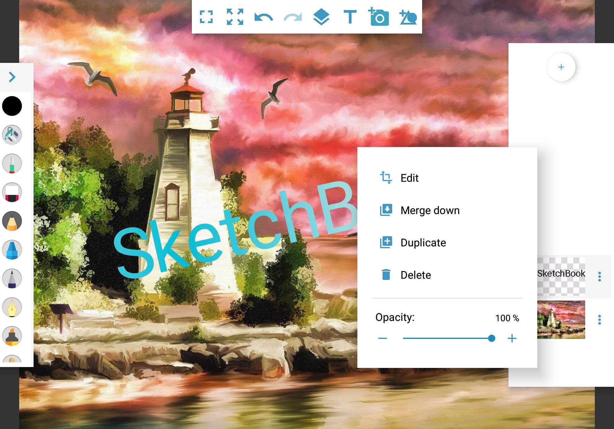 SketchBook 🖌🖍 - draw, sketch & paint 2.0.3 Screenshot 10