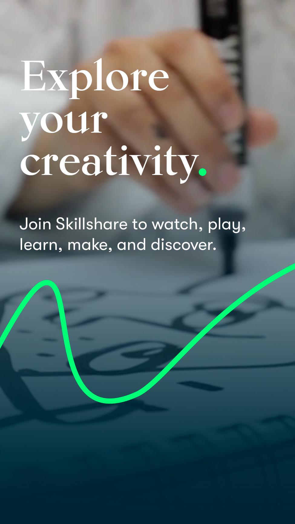 Skillshare Online Learning screenshot
