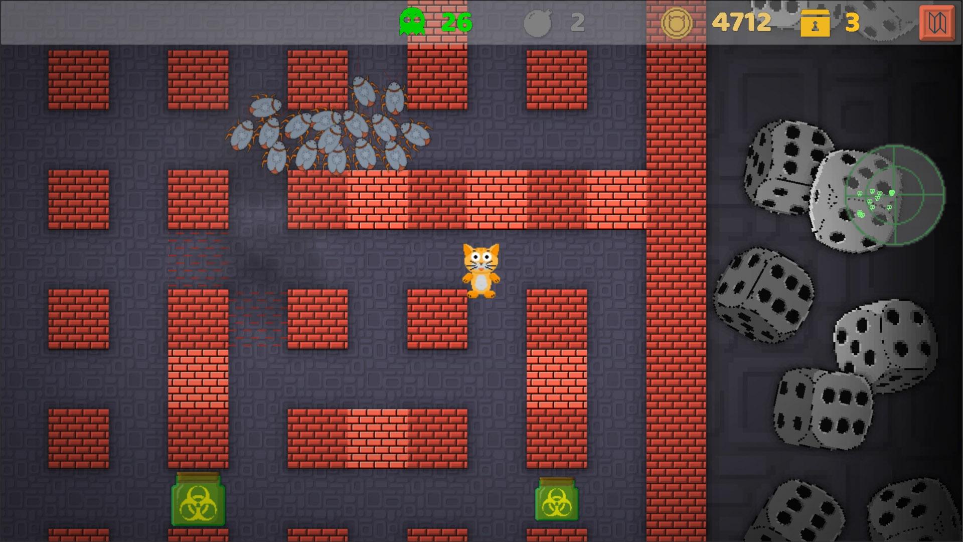 Catabomber Offline arcade pixel maze game of 90s 1.5 Screenshot 12