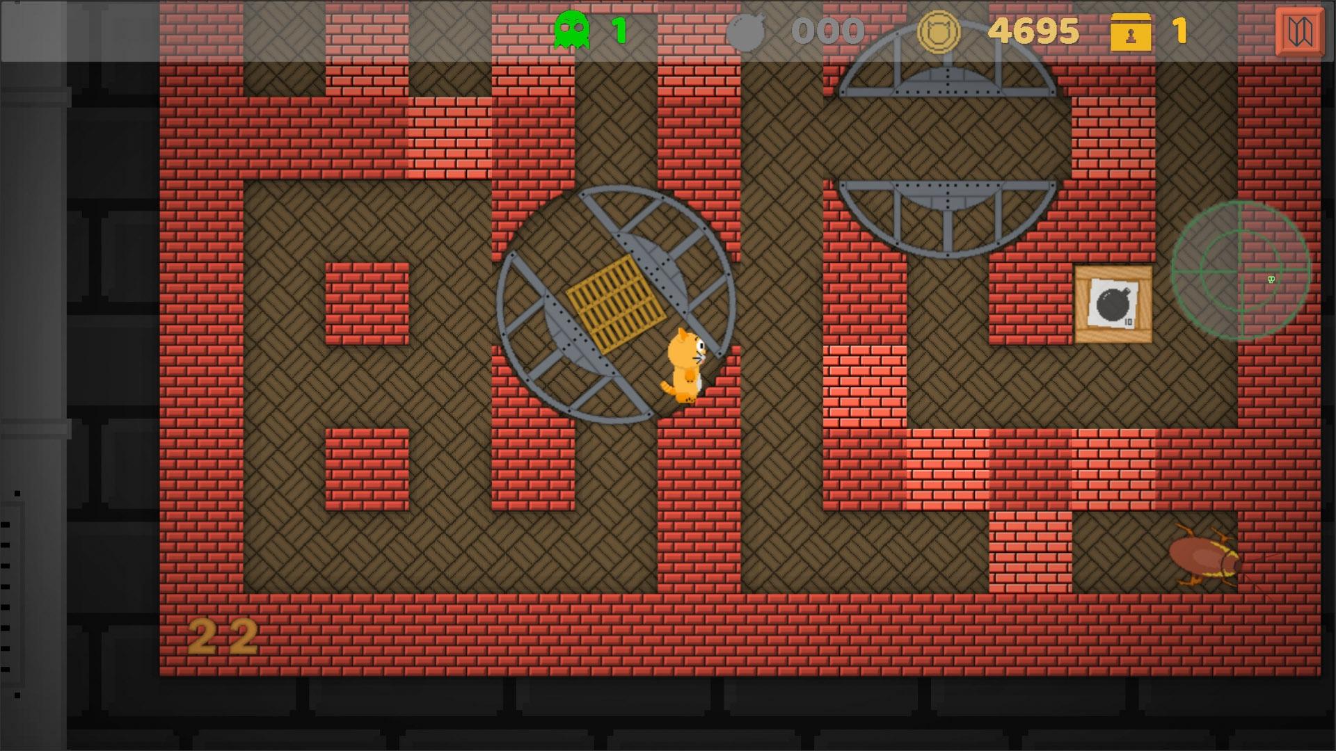 Catabomber Offline arcade pixel maze game of 90s 1.5 Screenshot 6