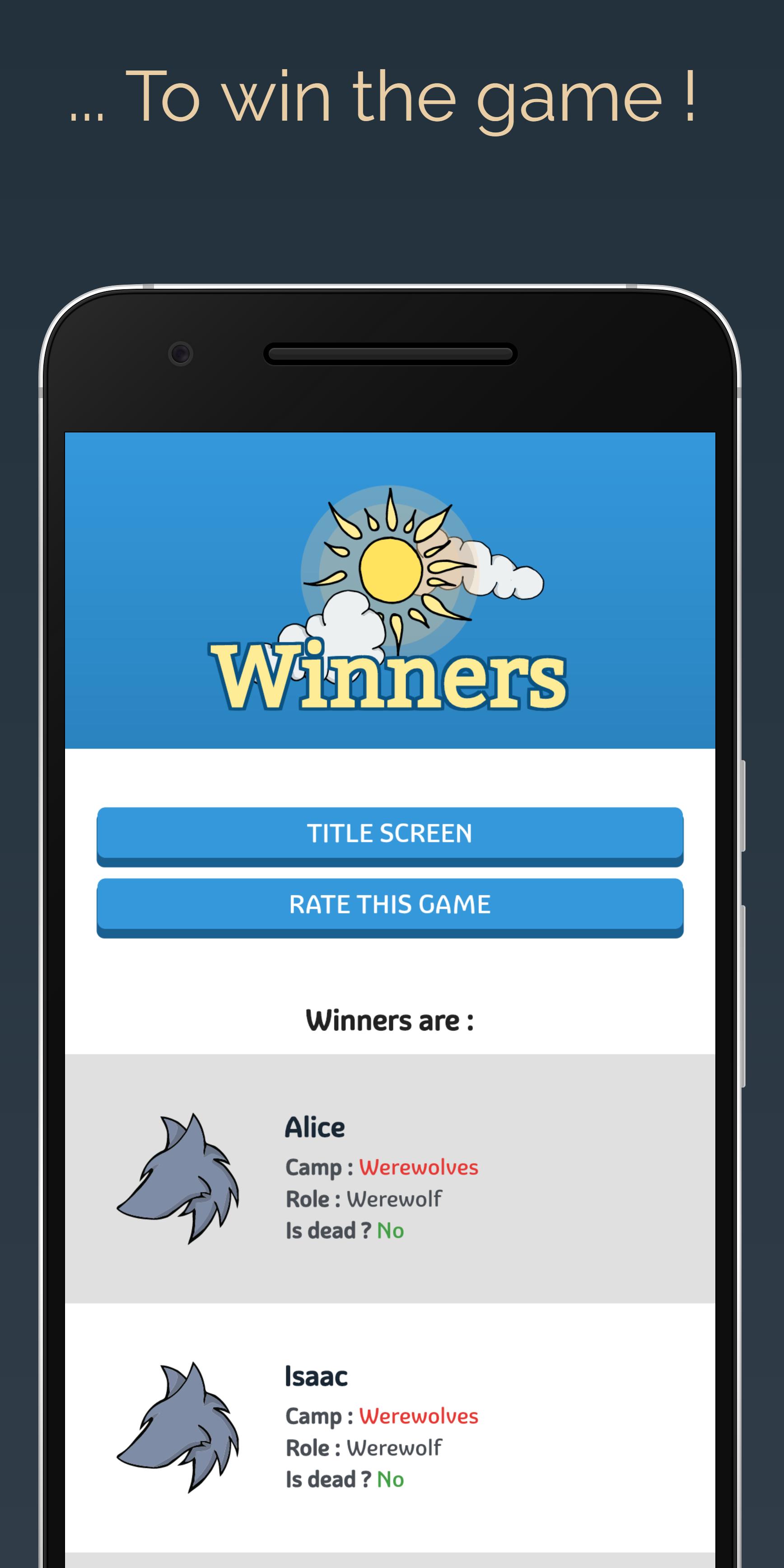 Mobile Werewolf – The Werewolf game on smartphone 2.2.3 Screenshot 6
