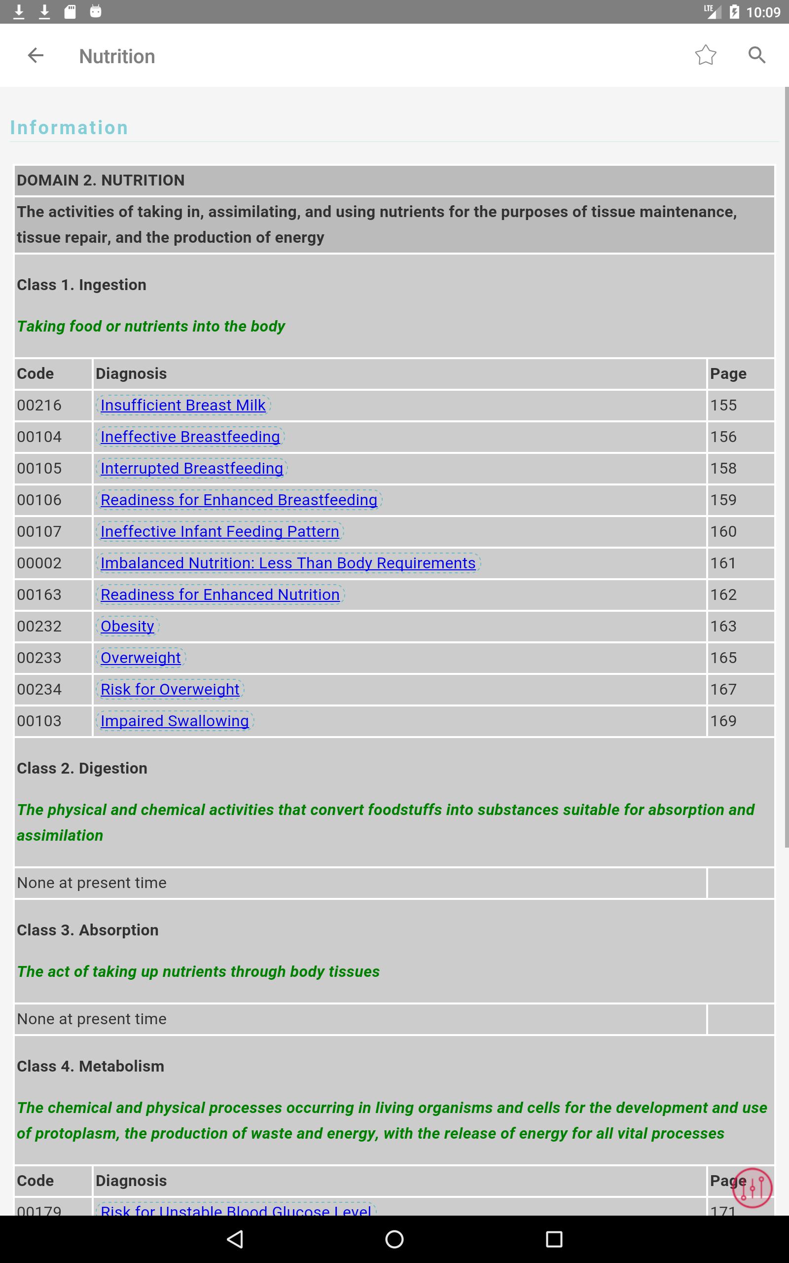 Nursing Diagnoses: Definitions and Classification 3.5.24 Screenshot 16