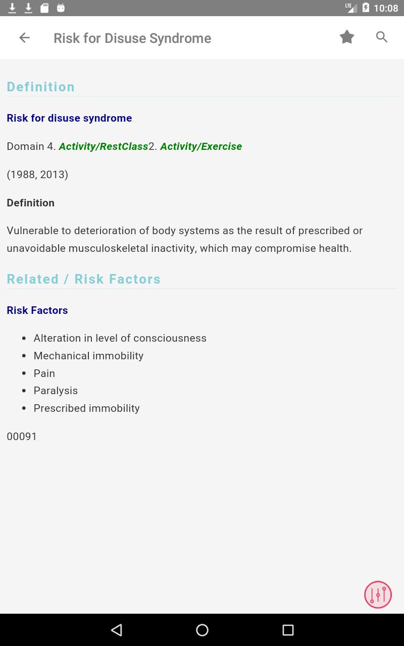 Nursing Diagnoses: Definitions and Classification 3.5.24 Screenshot 9