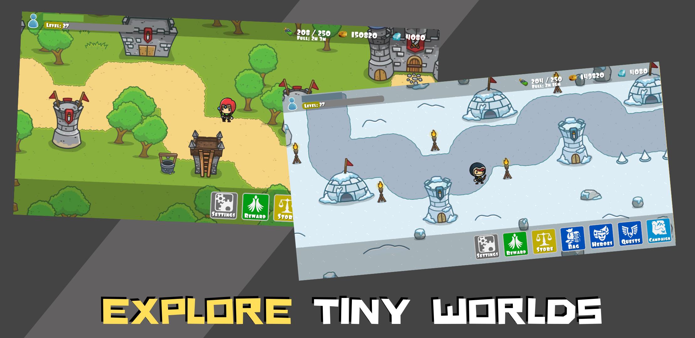 Spawnders Tiny Hero RPG 0.5.44 Screenshot 1