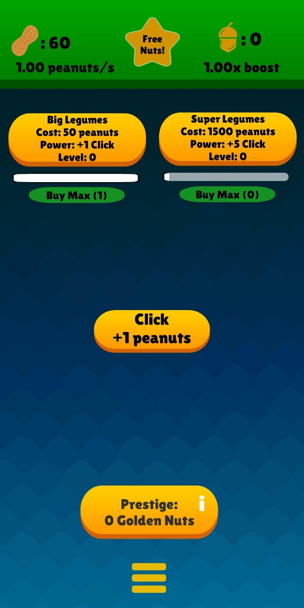 Idle Peanut Collector 1.2 Screenshot 1