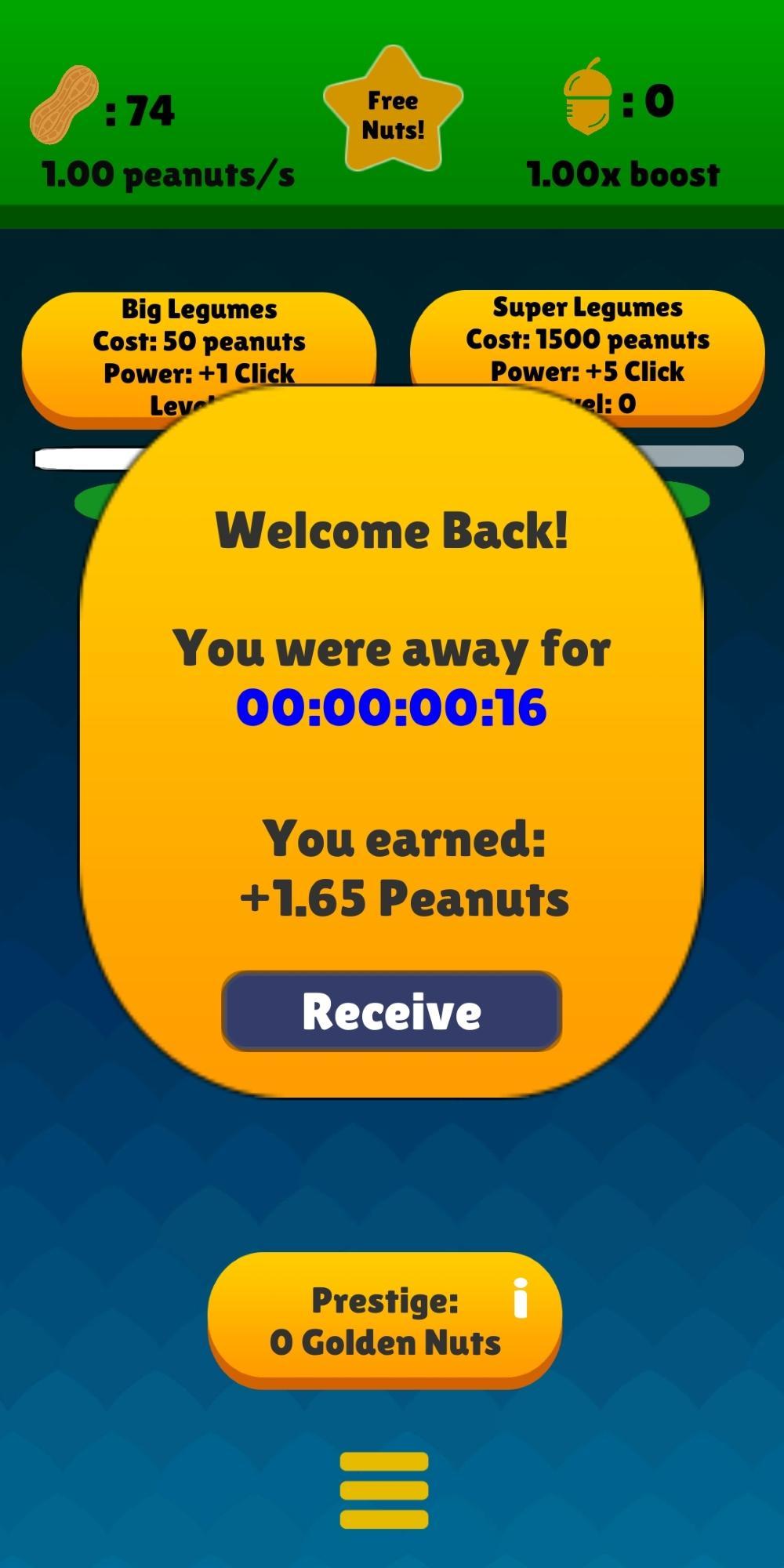 Idle Peanut Collector 1.2 Screenshot 2