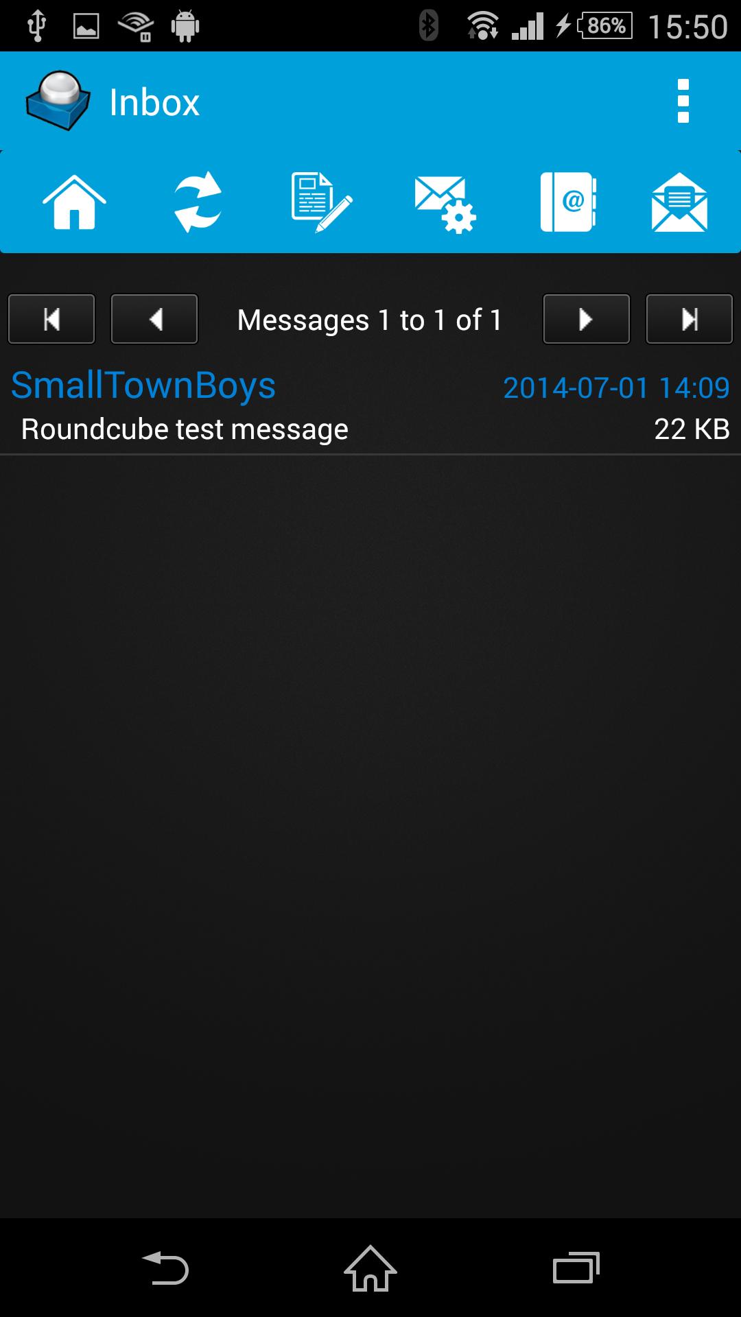 Roundcube Webmail 2021.02.21 Screenshot 1