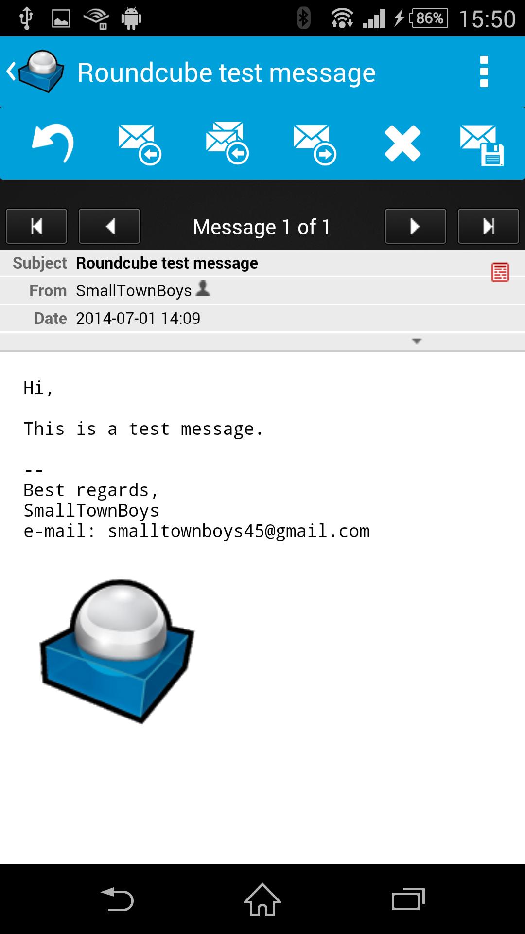 Roundcube Webmail 2021.02.21 Screenshot 2