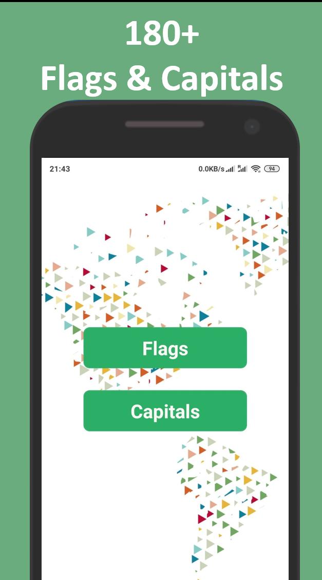 Flags & Capitals Quiz: World Geography Games 1.0.33 Screenshot 1