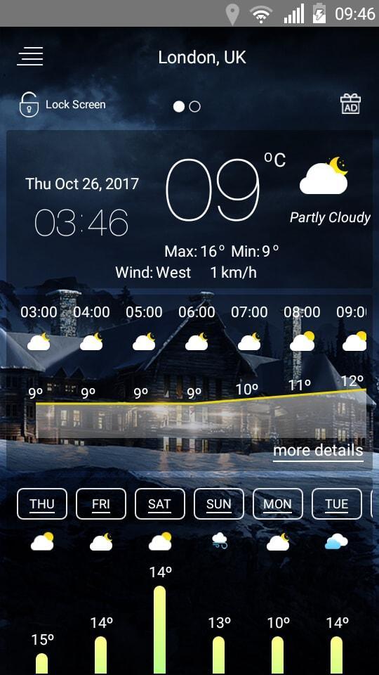 Weather forecast 69 Screenshot 12