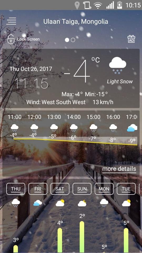 Weather forecast 69 Screenshot 13