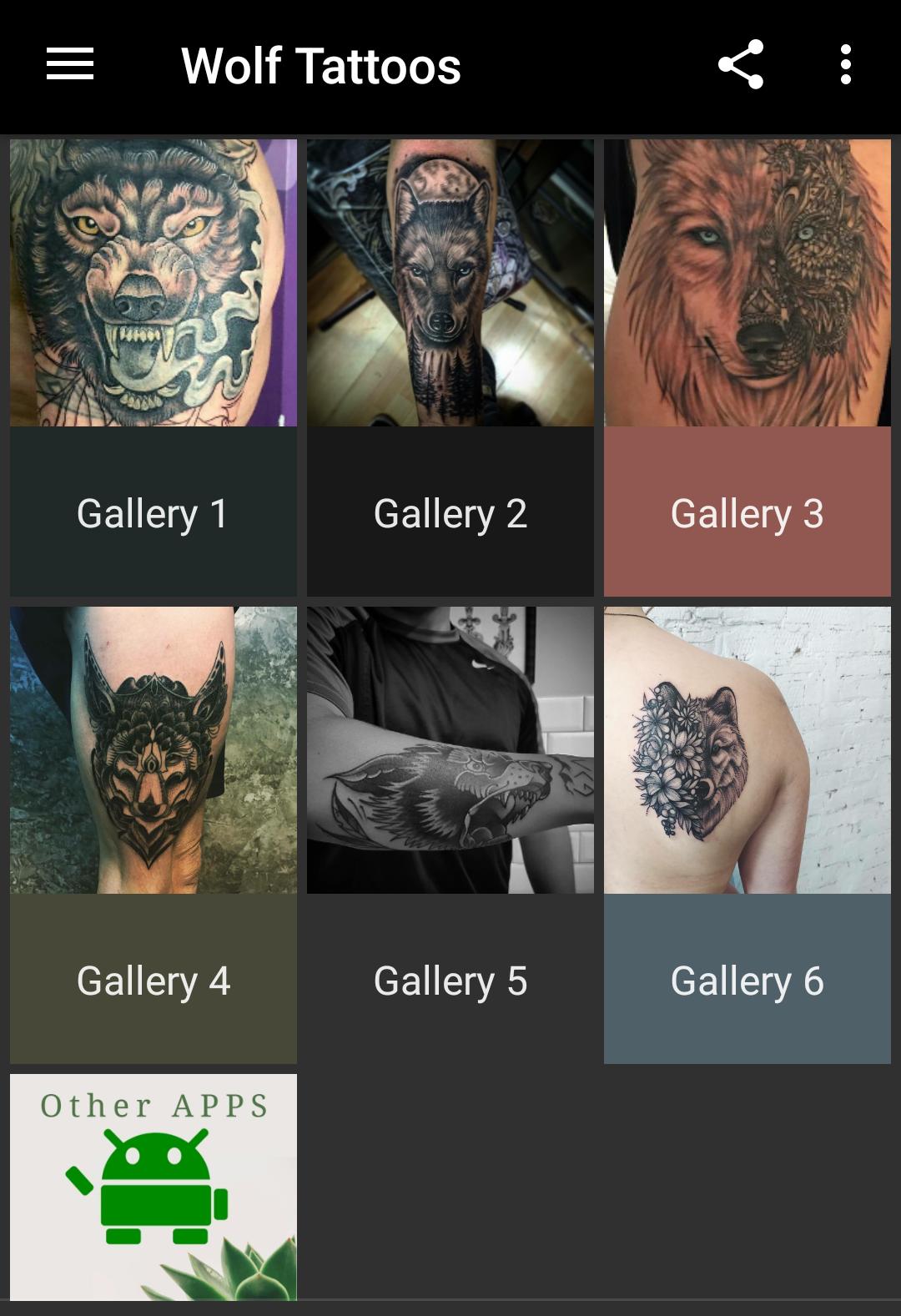 Wolf Tattoos 1.3.6.2 Screenshot 1
