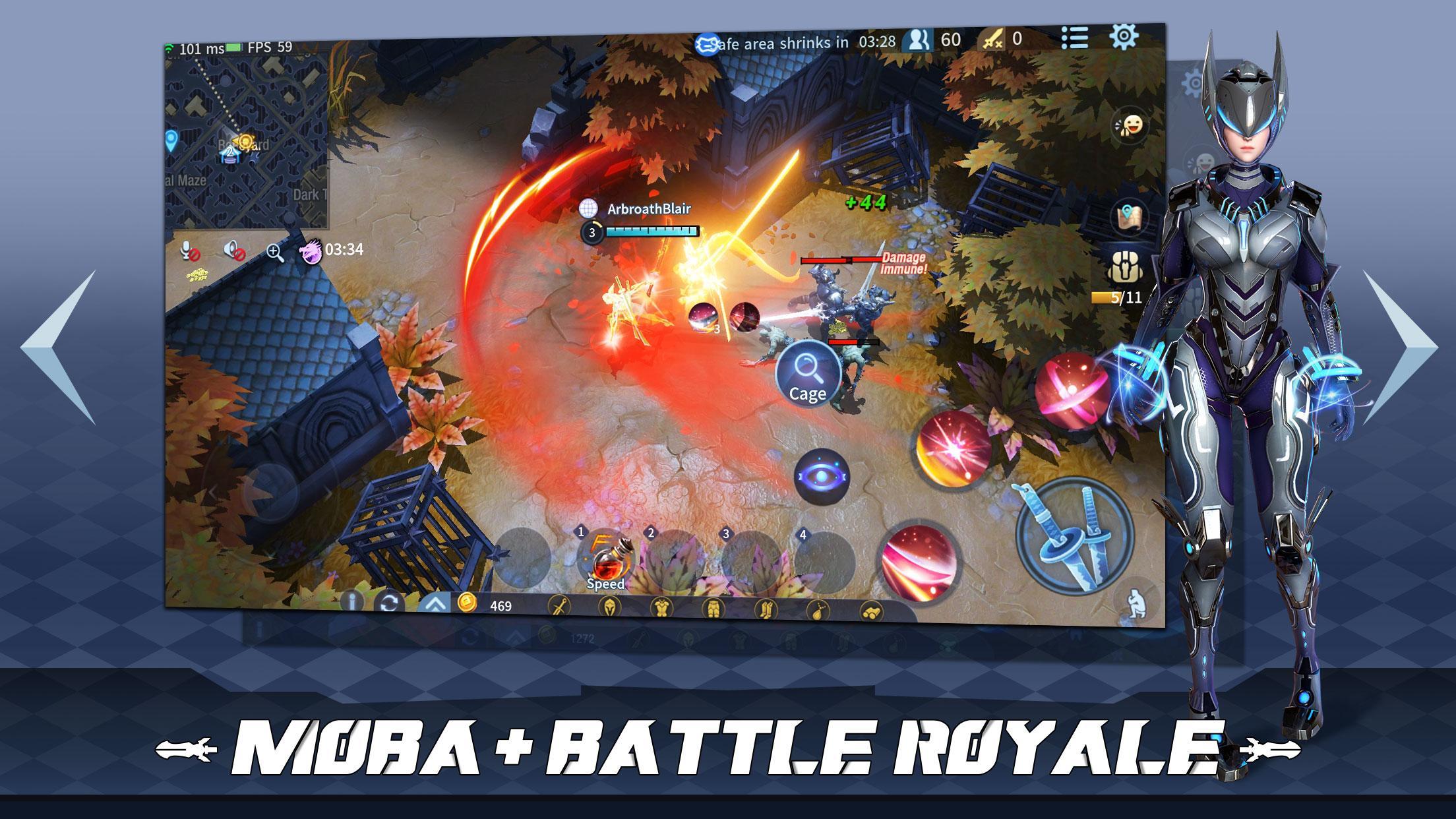 Survival Heroes MOBA Battle Royale 1.8.4 Screenshot 2