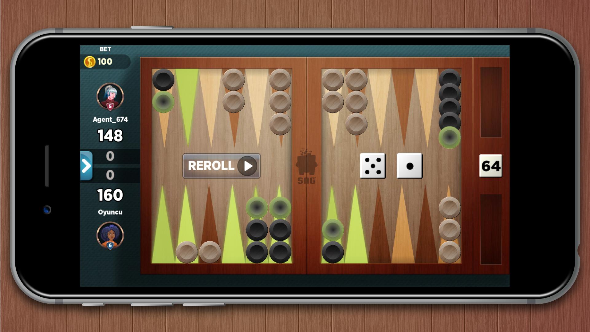 Backgammon Offline Free Board Games 1.0.1 Screenshot 7
