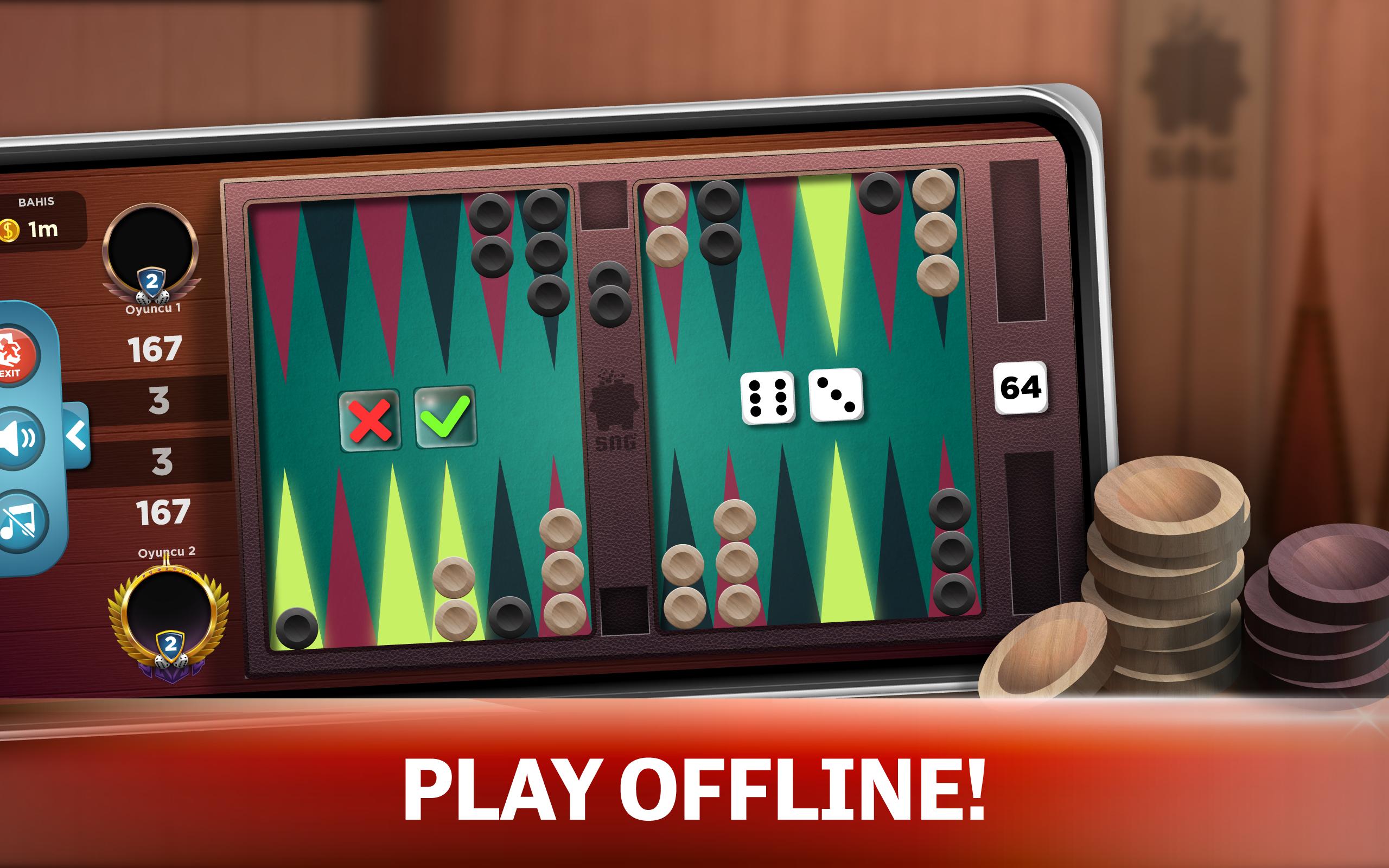 Backgammon Offline Free Board Games 1.0.1 Screenshot 9