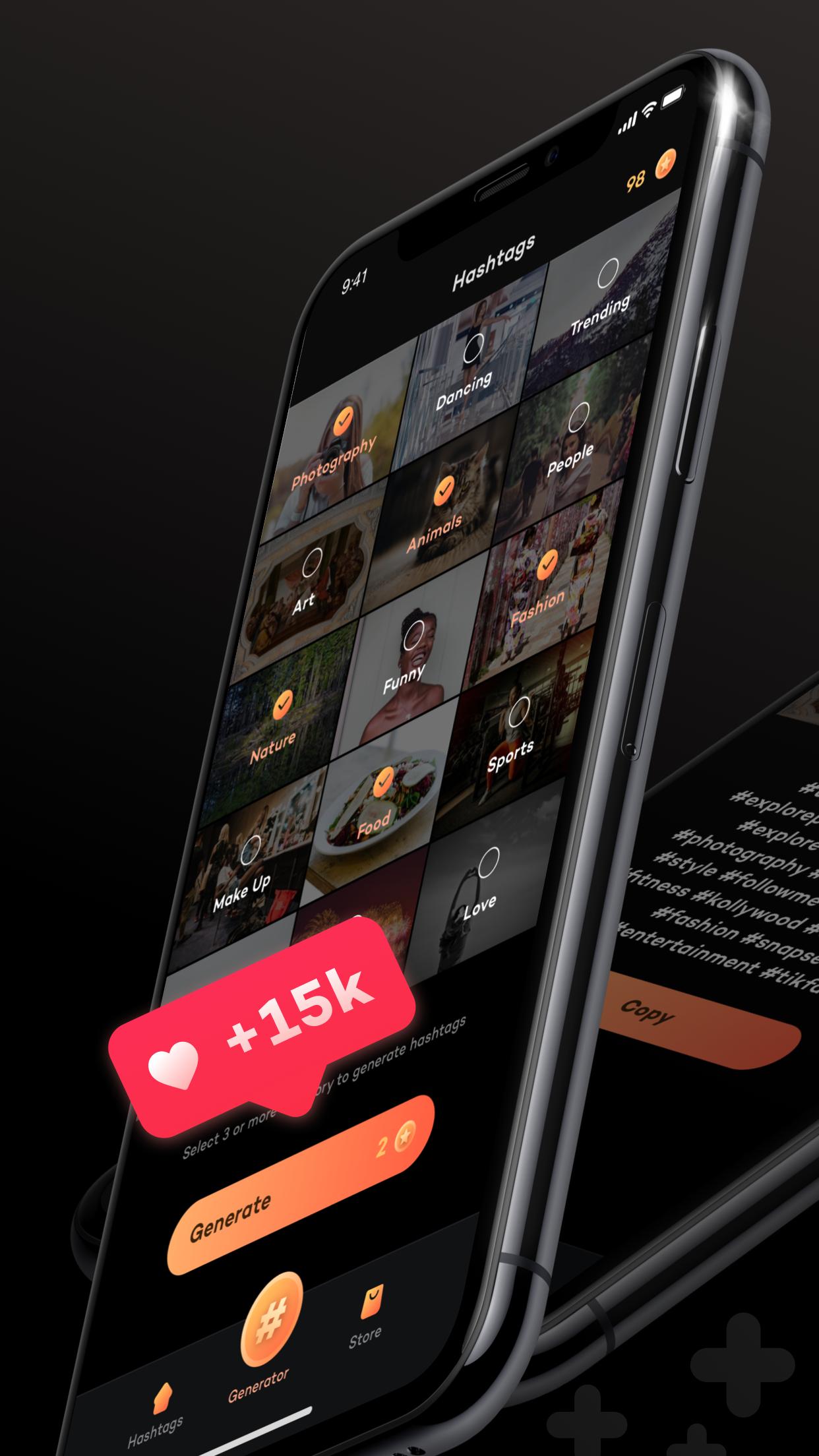 TikPlus for social profiles, likes and fans 1.0.6 Screenshot 2