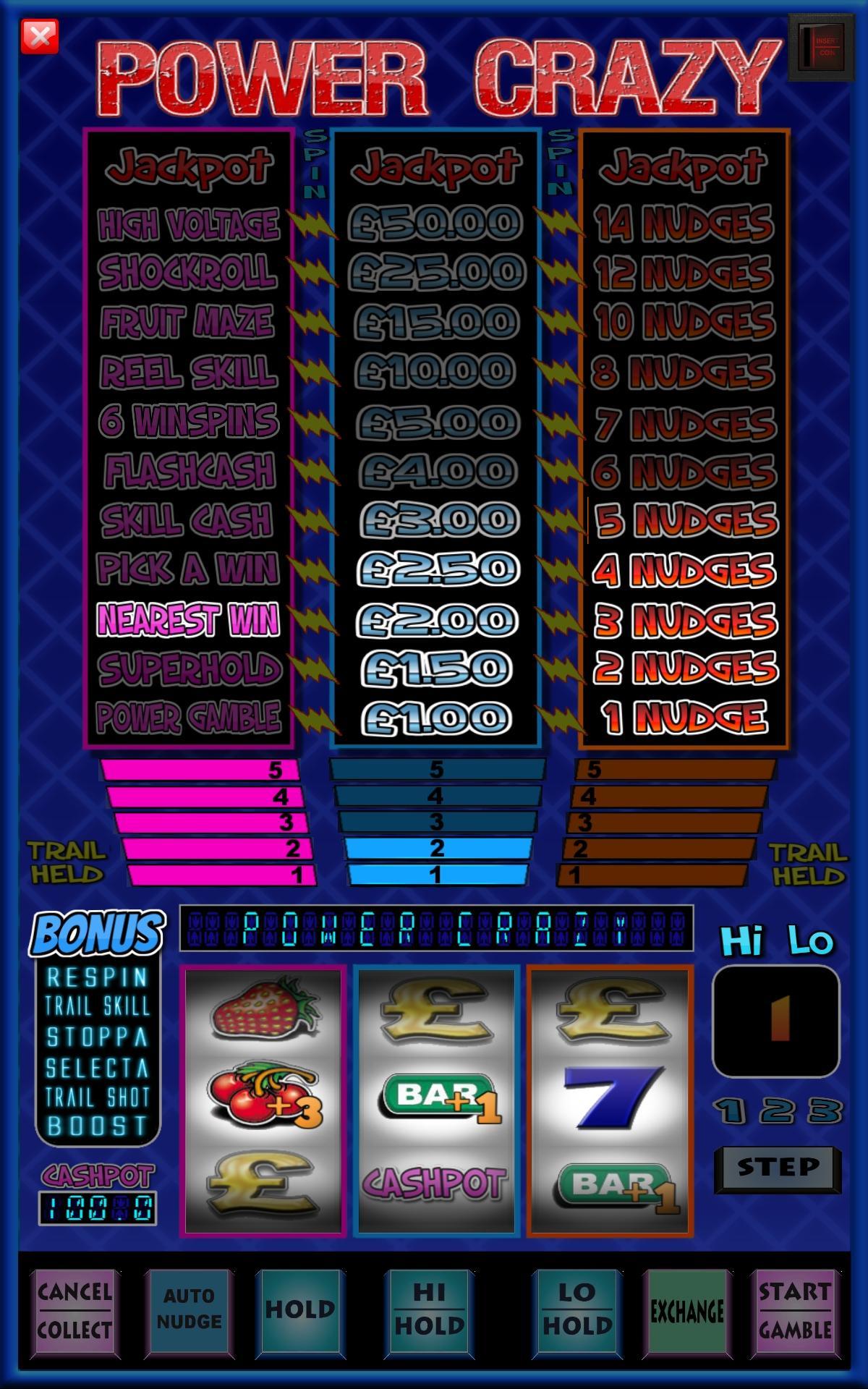 Power Crazy Fruit Machine Slots Game 1.18 Screenshot 4