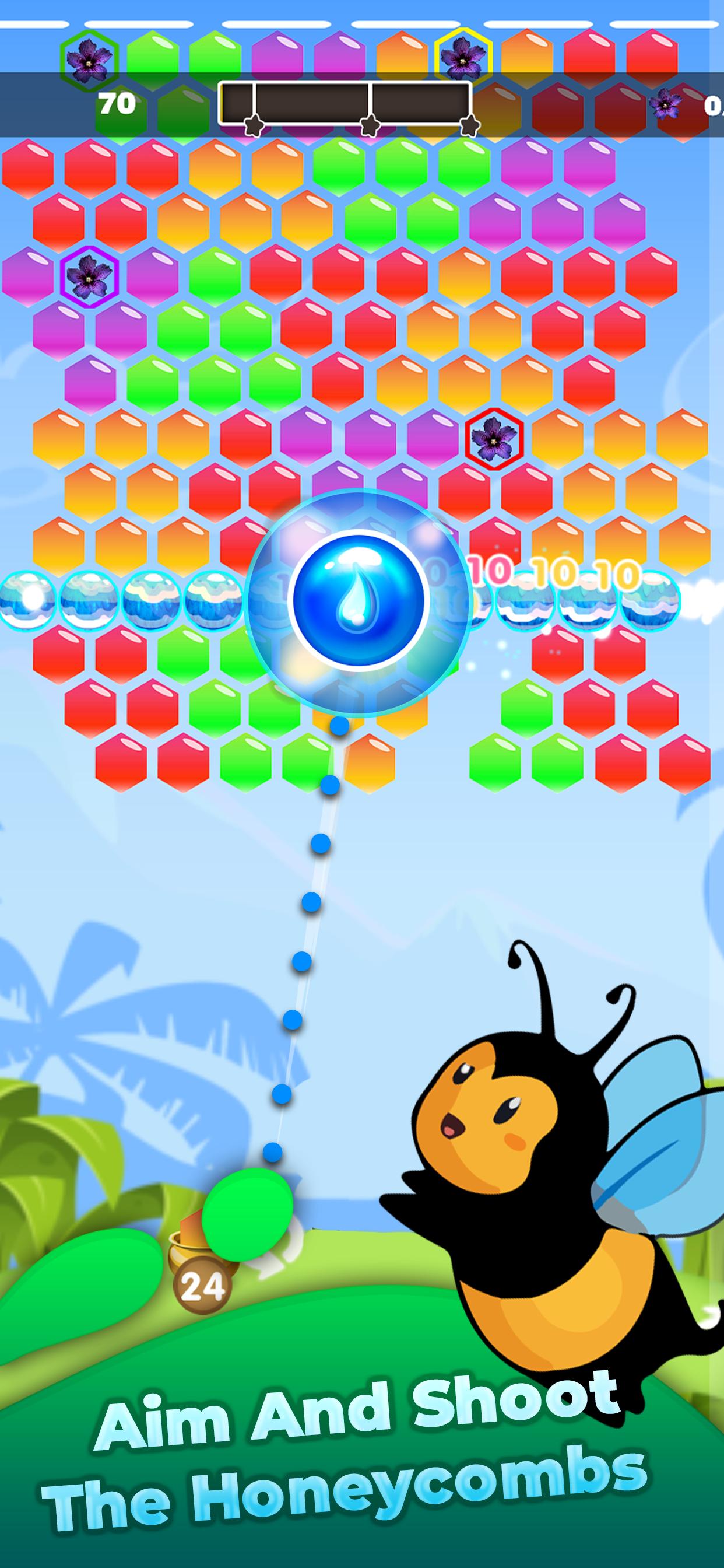 Bubble Honey Shooter 4.2 Screenshot 1