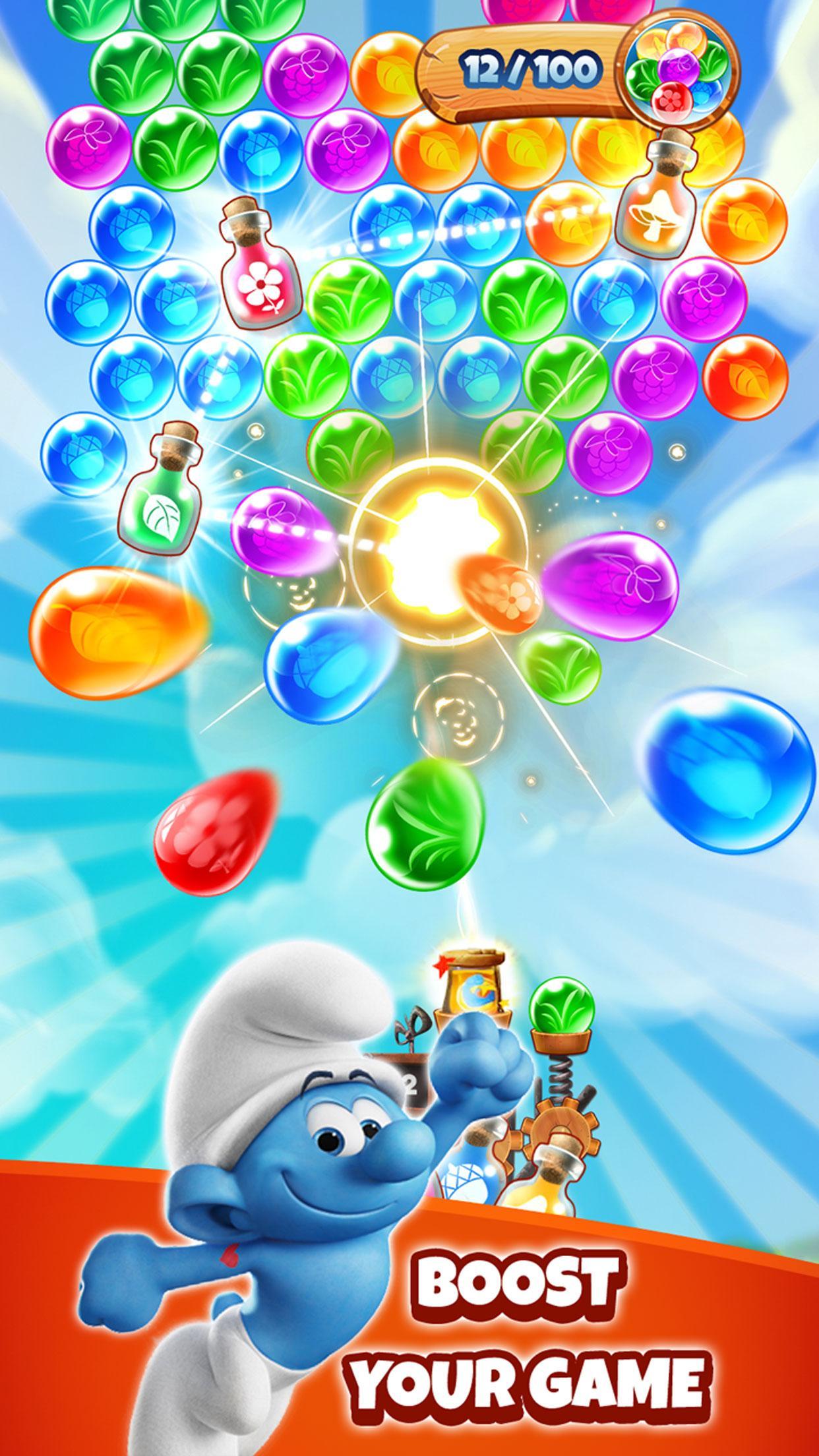 Smurfs Bubble Shooter Story 3.03.010203 Screenshot 2
