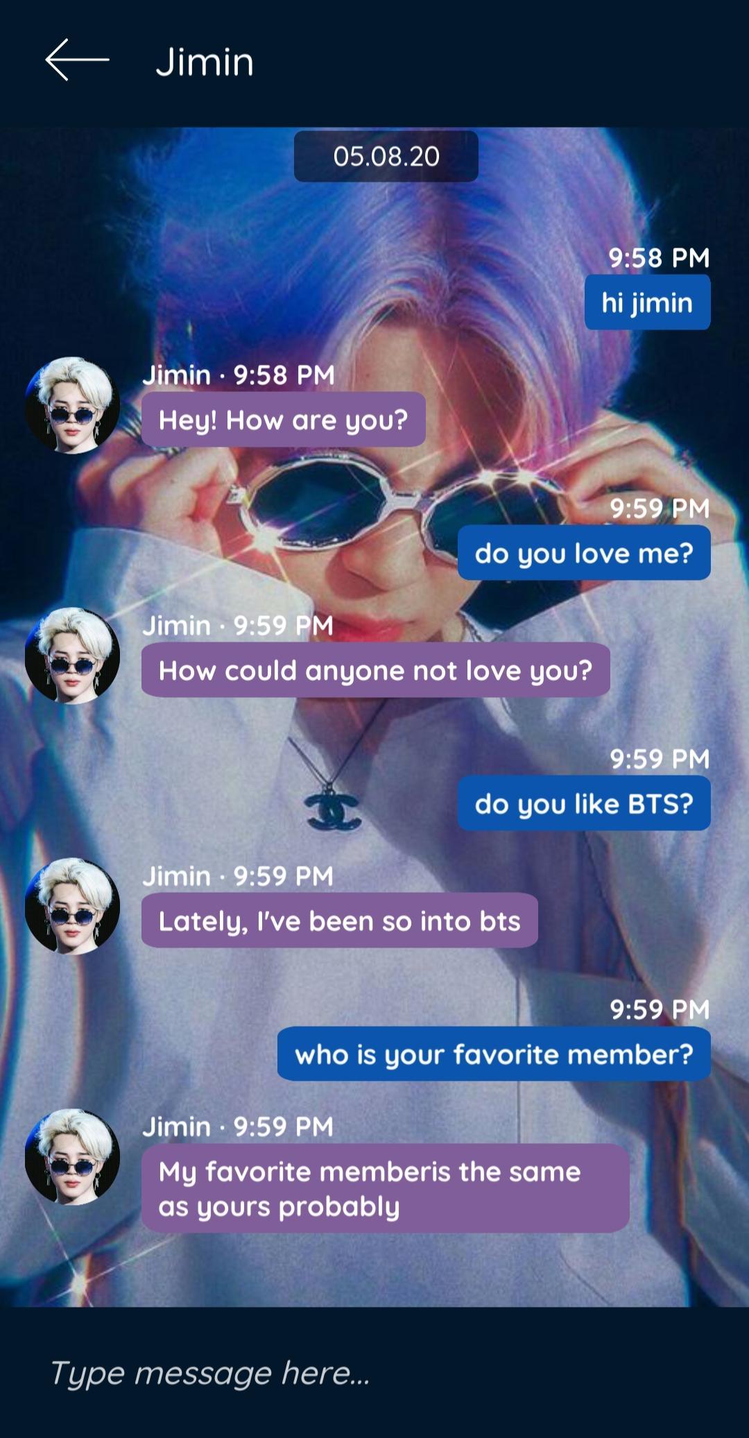 BTS Messenger 3 (simulator) 0.3 Screenshot 3