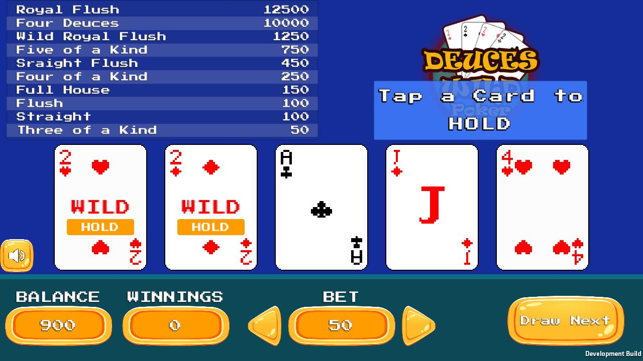 Deuces Wild Offline Video Poker 1.3.6 Screenshot 1