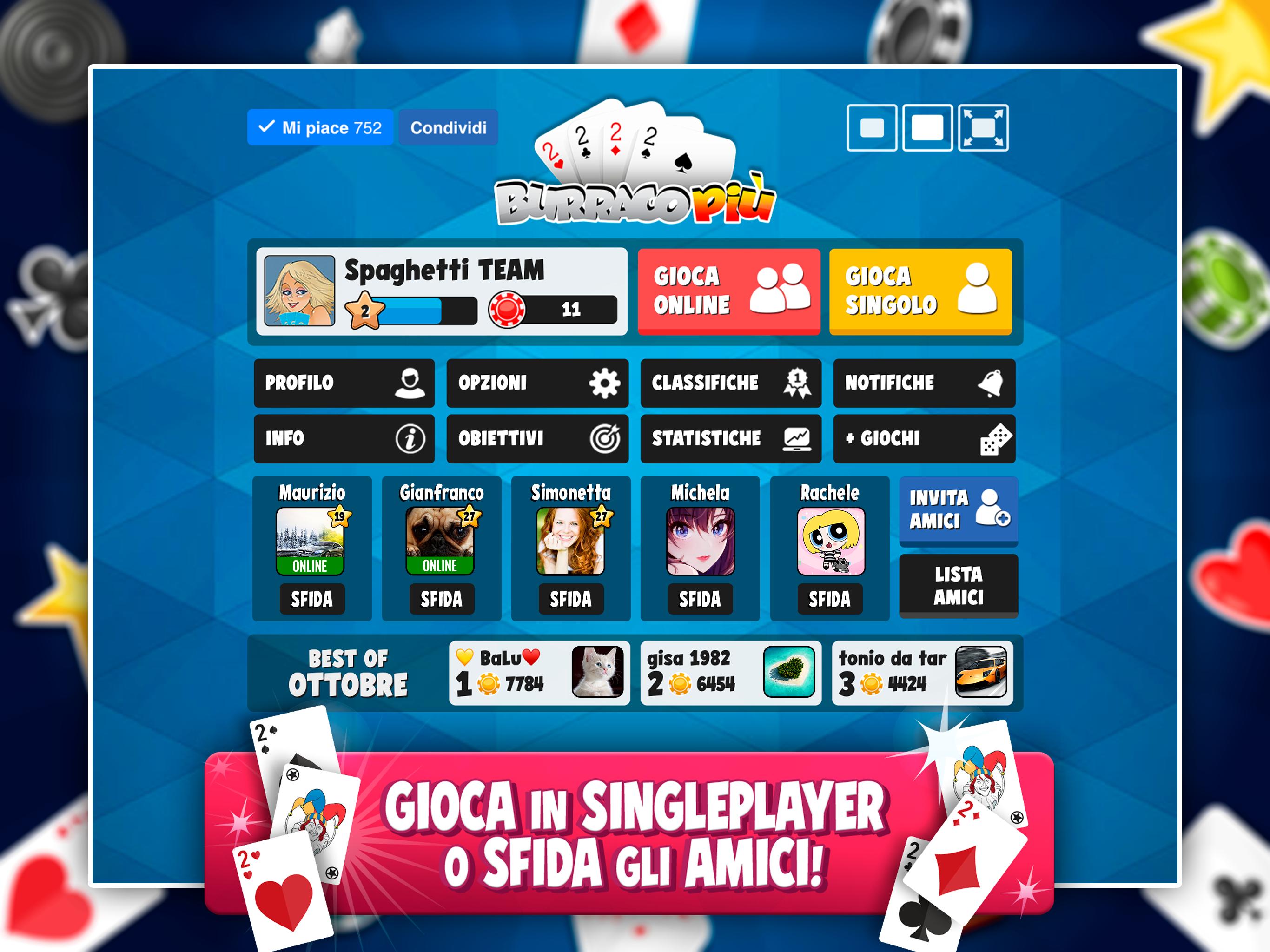 Burraco Più Giochi di Carte Social 3.1.6 Screenshot 12