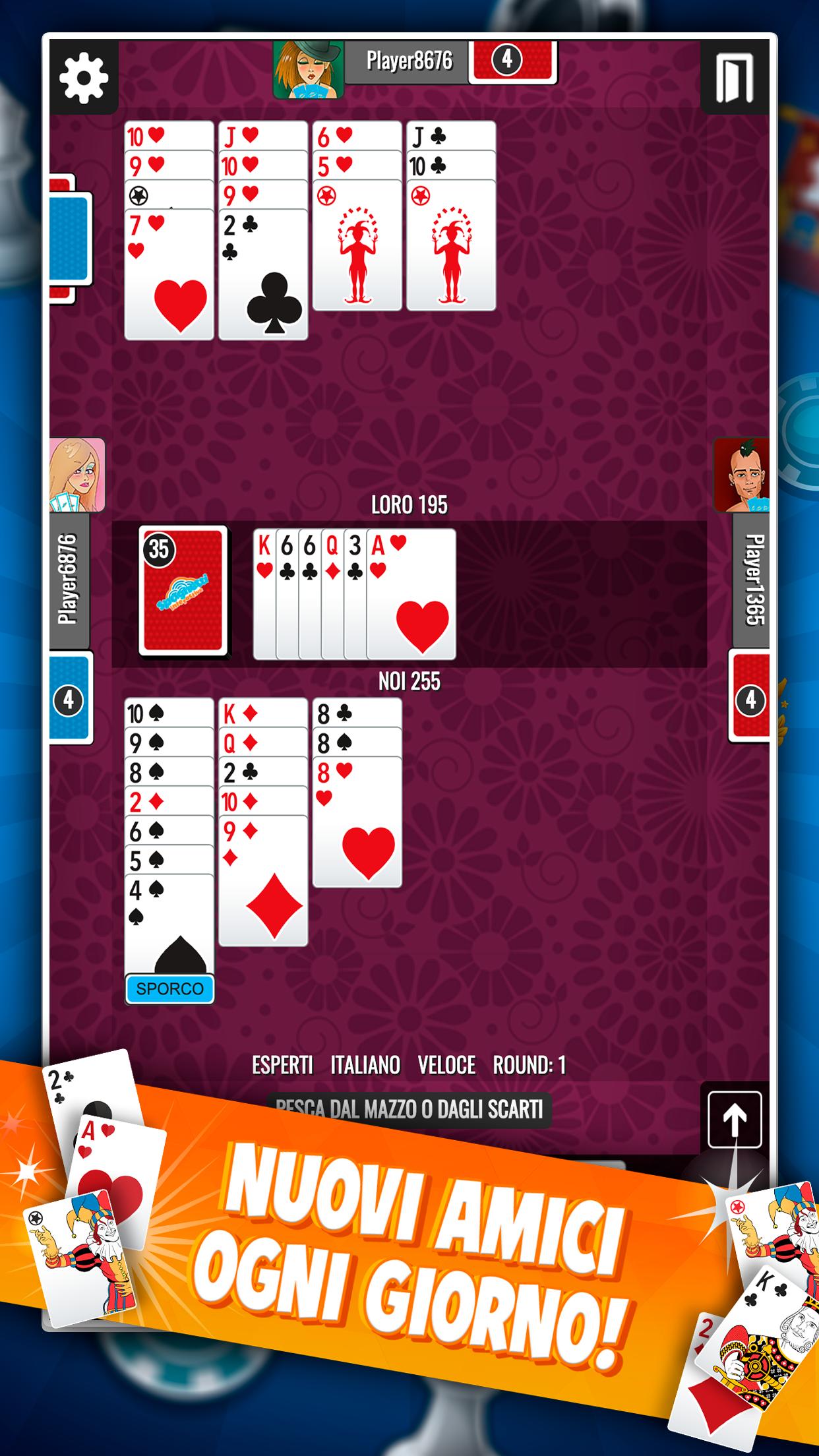 Burraco Più Giochi di Carte Social 3.1.6 Screenshot 2