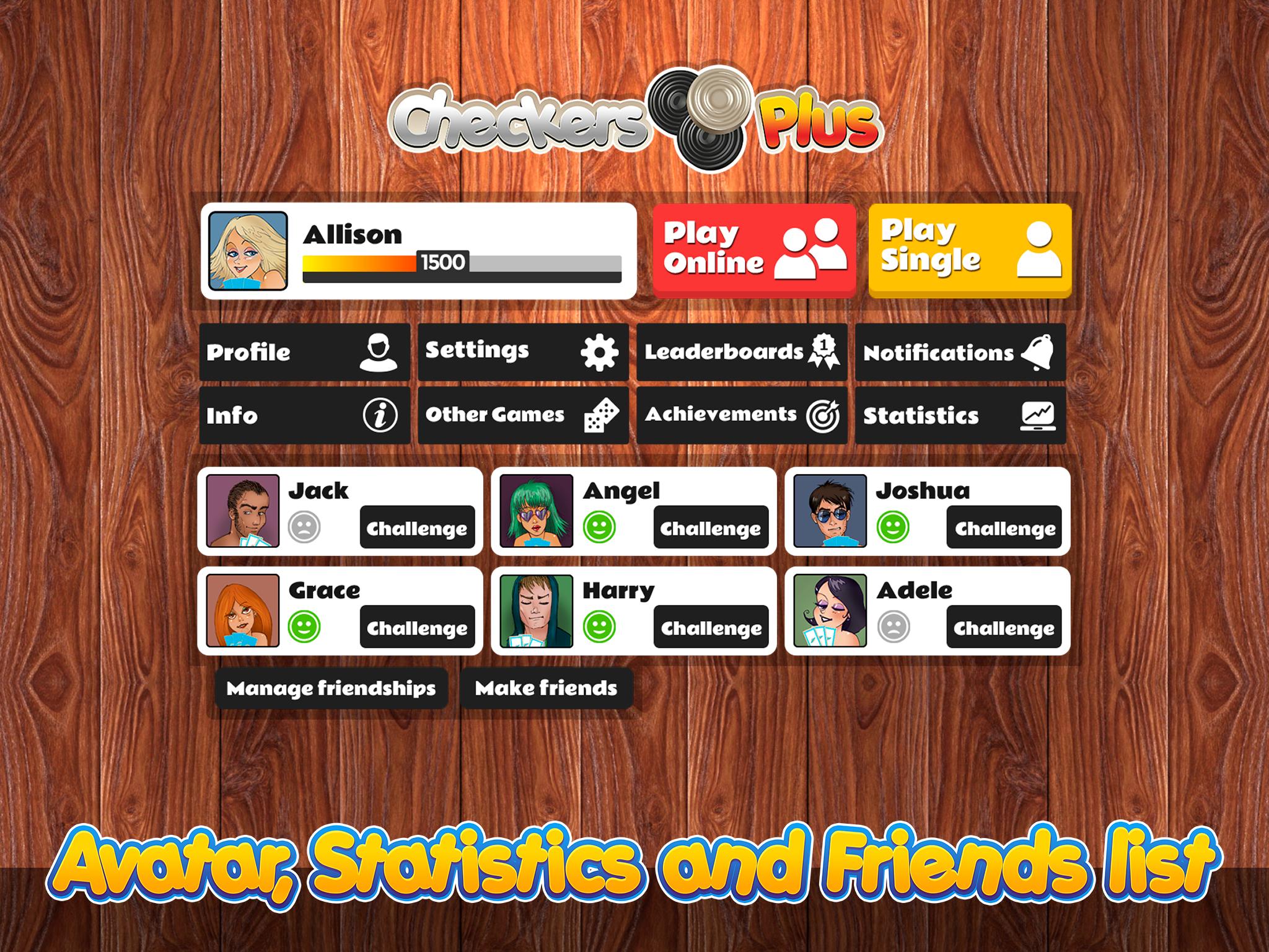 Checkers Plus Board Social Games 3.1.10 Screenshot 10