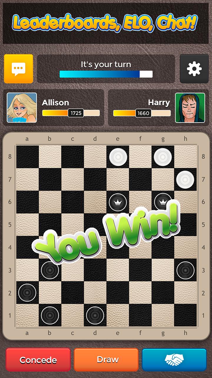 Checkers Plus Board Social Games 3.1.10 Screenshot 2