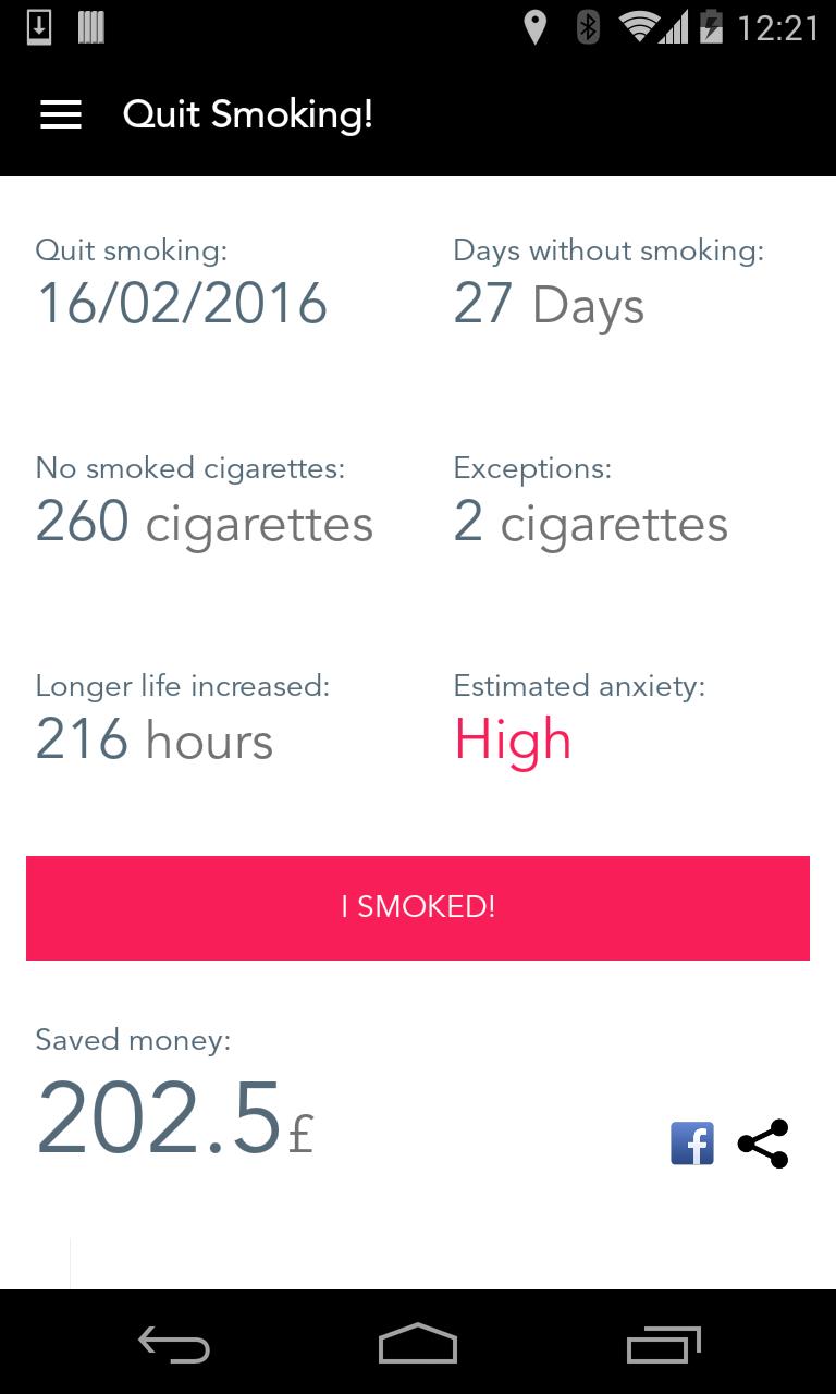 Quit smoking with Quitify 1.1.38 Screenshot 1