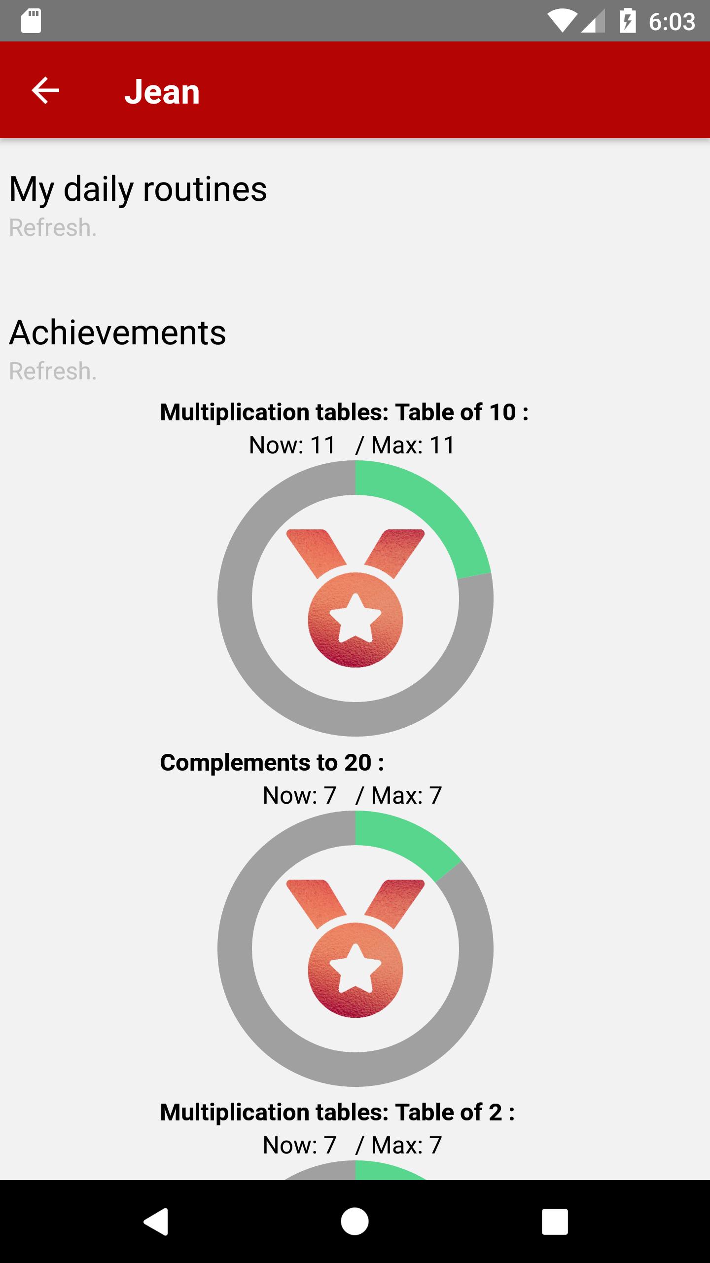 9x9 - Game of multiplication tables 1.0.47 Screenshot 3