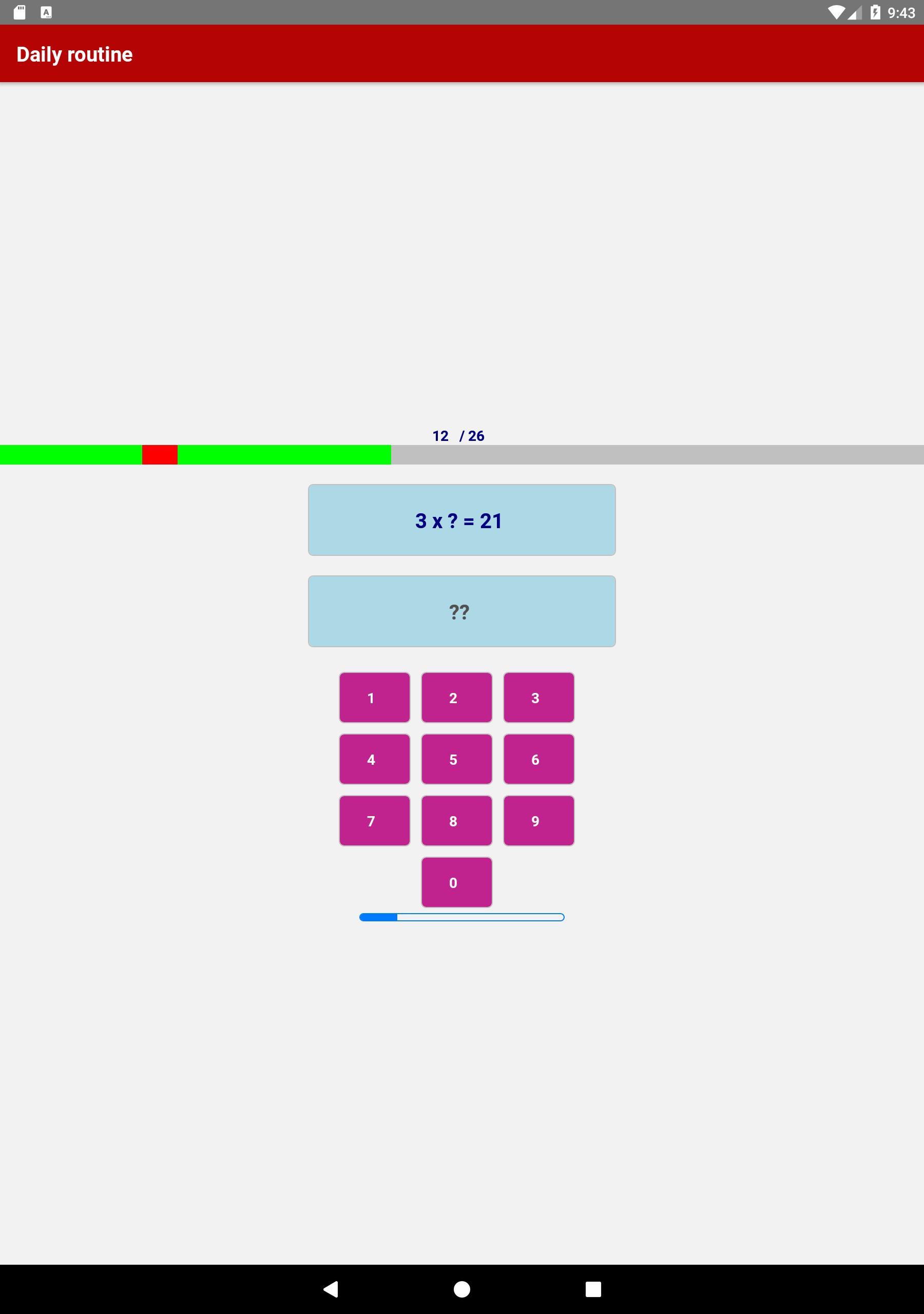 9x9 - Game of multiplication tables 1.0.47 Screenshot 7