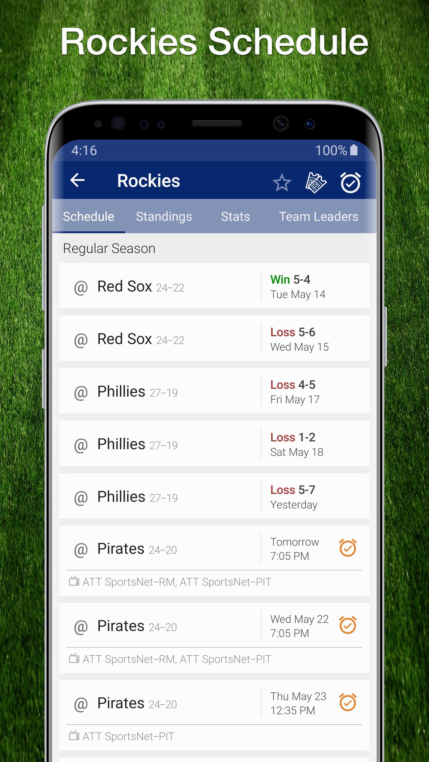Rockies Baseball Live Scores, Stats, Plays, Games 9.0.14 Screenshot 1