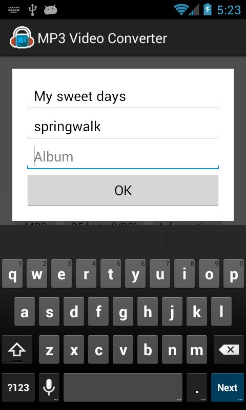 MP3 Video Converter  Screenshot 3